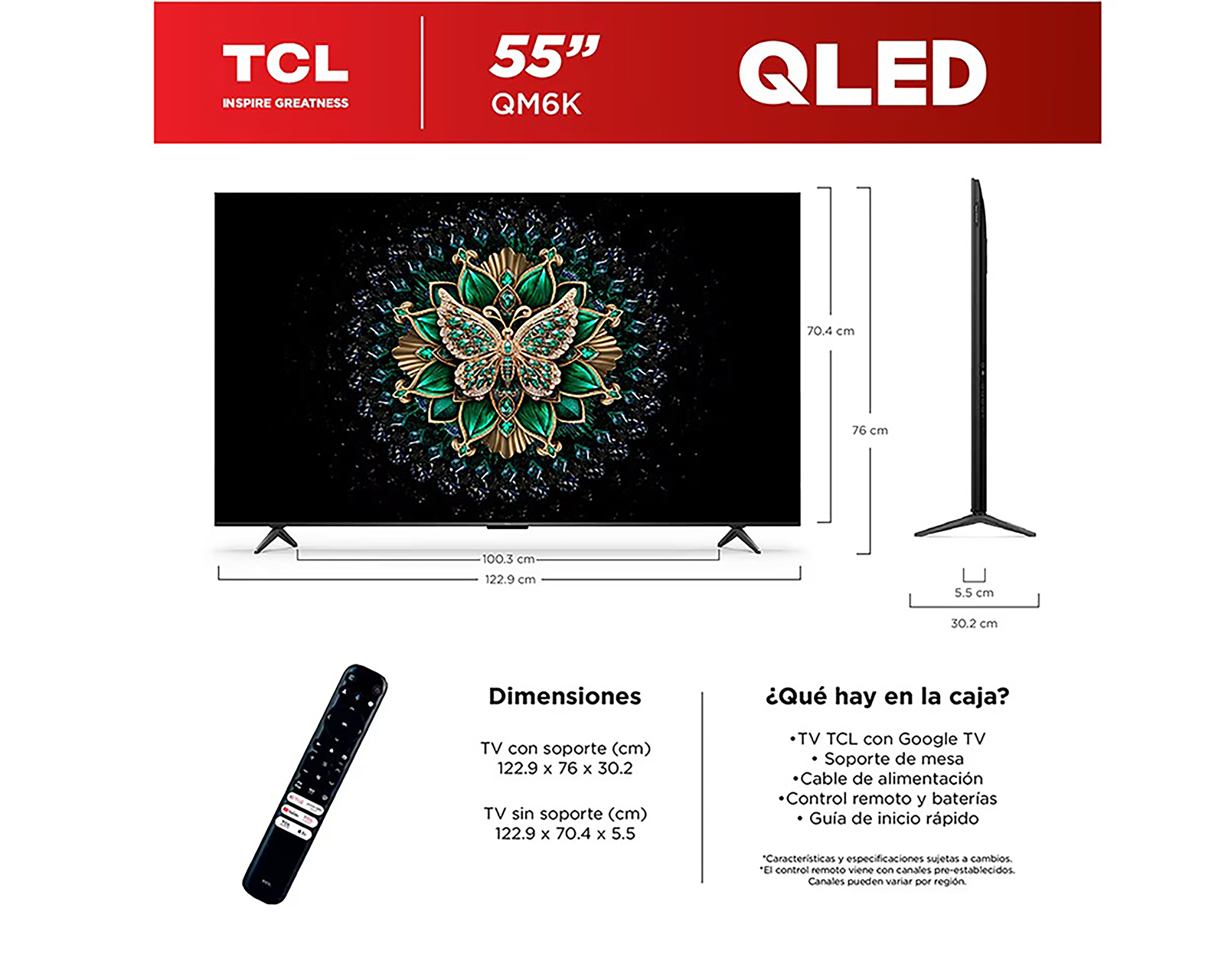 Foto 7 pulgar | Foto 6 | Pantalla Smart TV TCL Mini LED 55 Pulgadas UHD 4K 55QM6K