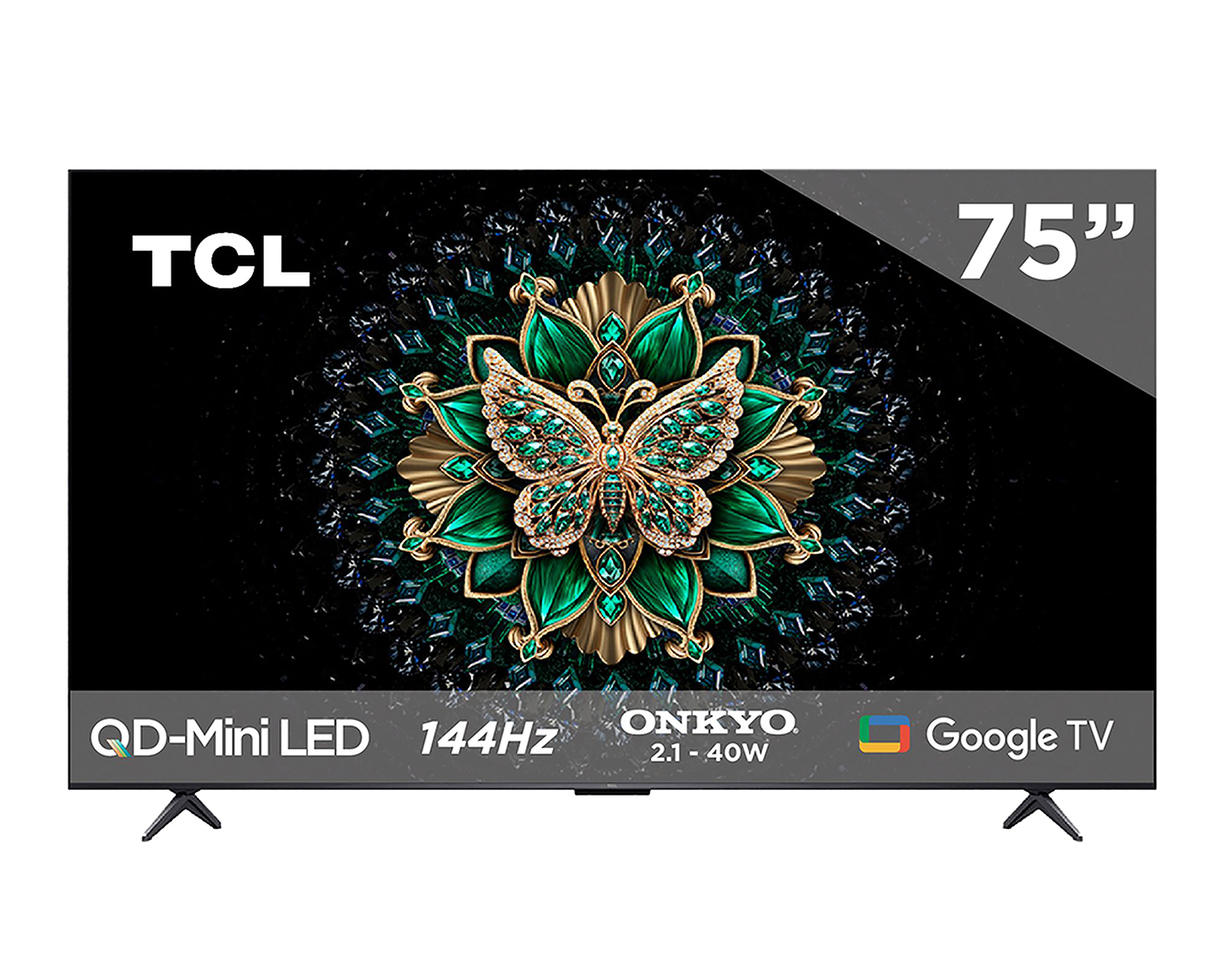 Pantalla Smart TV TCL Mini LED 75 Pulgadas UHD 4K 75QM6K