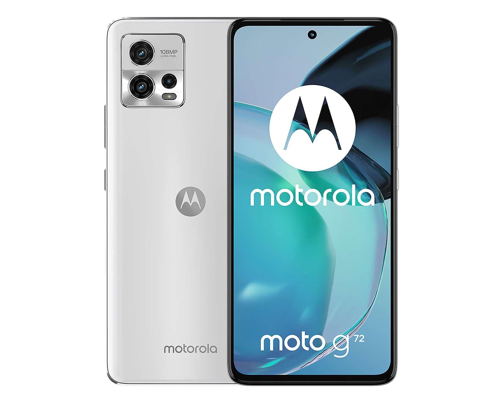 Foto 2 pulgar | Foto 1 | Celular Motorola Liberado G72 128 GB Blanco