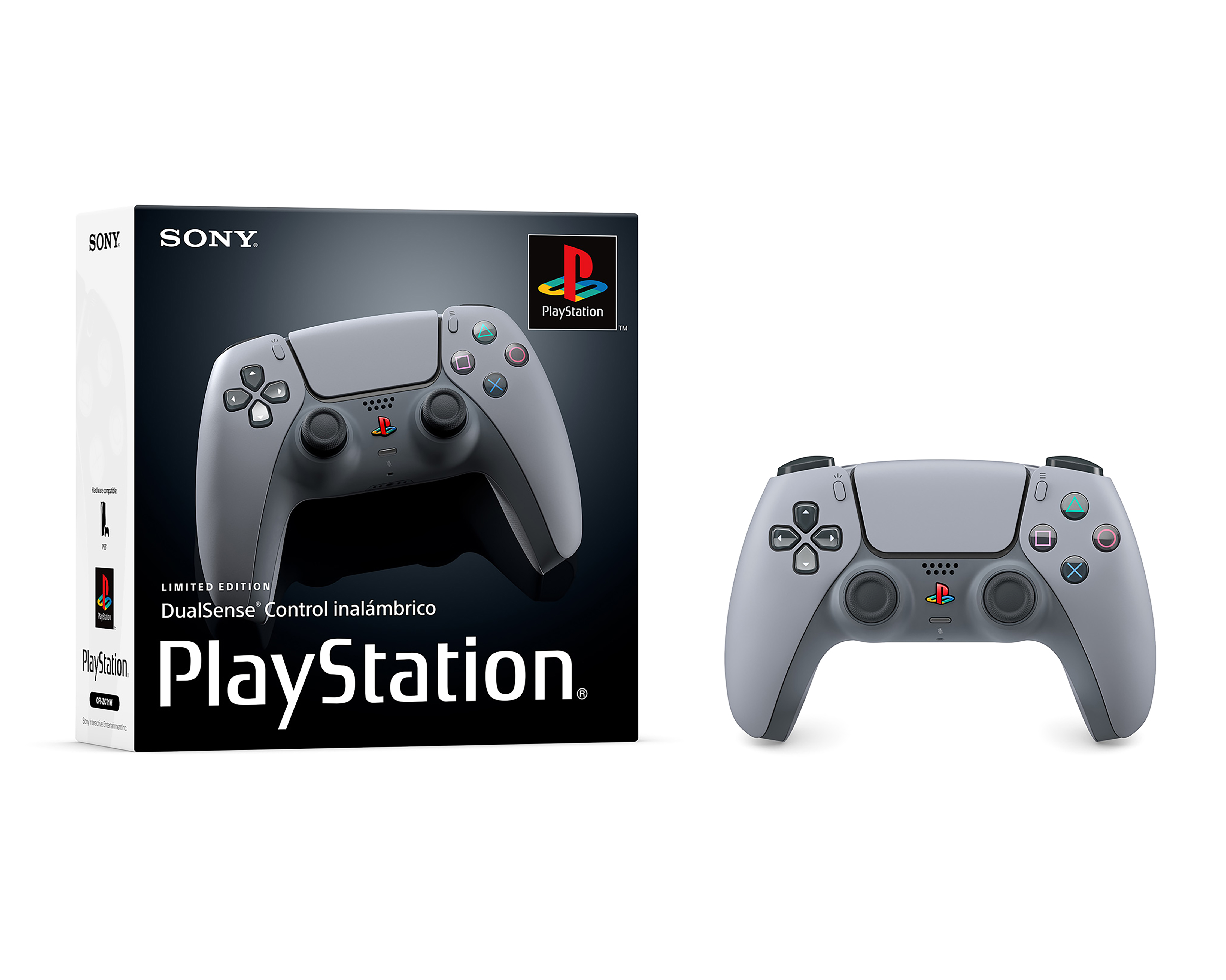 Foto 5 pulgar | Foto 4 | Control Inalámbrico para PlayStation 5 PlayStation Gris Edición 30 Aniversario