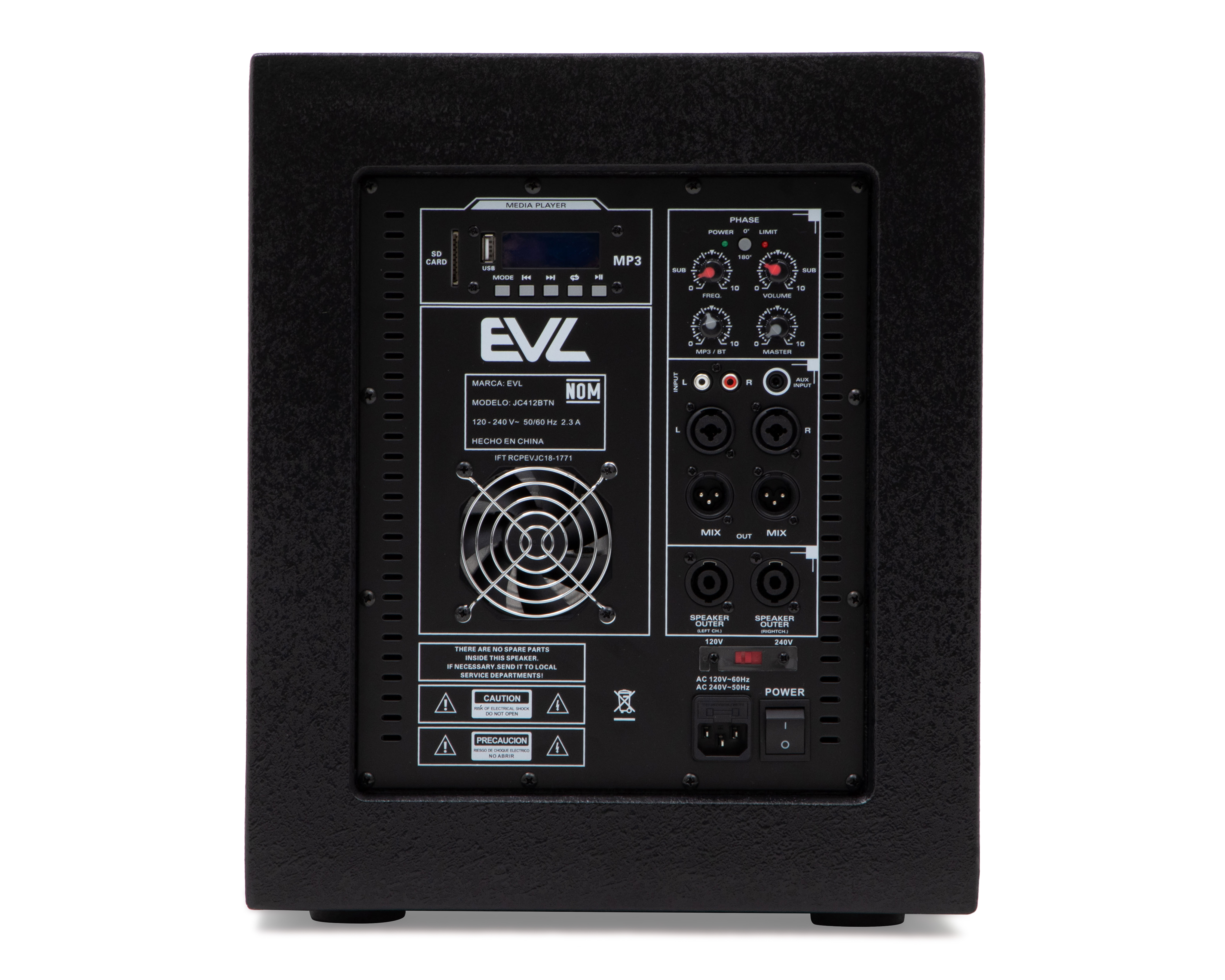 Foto 5 pulgar | Foto 4 | Bocina Amplificada EVL JC412BTN 400 W