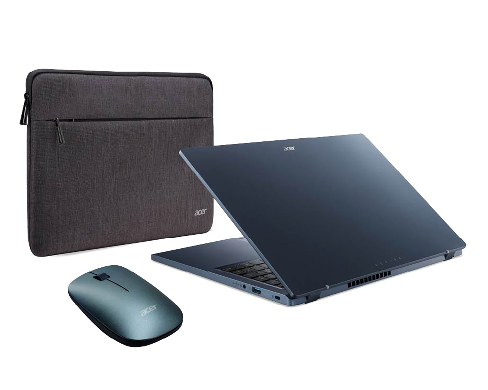 Foto 3 pulgar | Foto 2 | Laptop Acer A315-24P-R8H5 de 15.6" Windows 11 AMD Ryzen 5 8 GB RAM de 512 GB SSD Azul + Funda y Mouse
