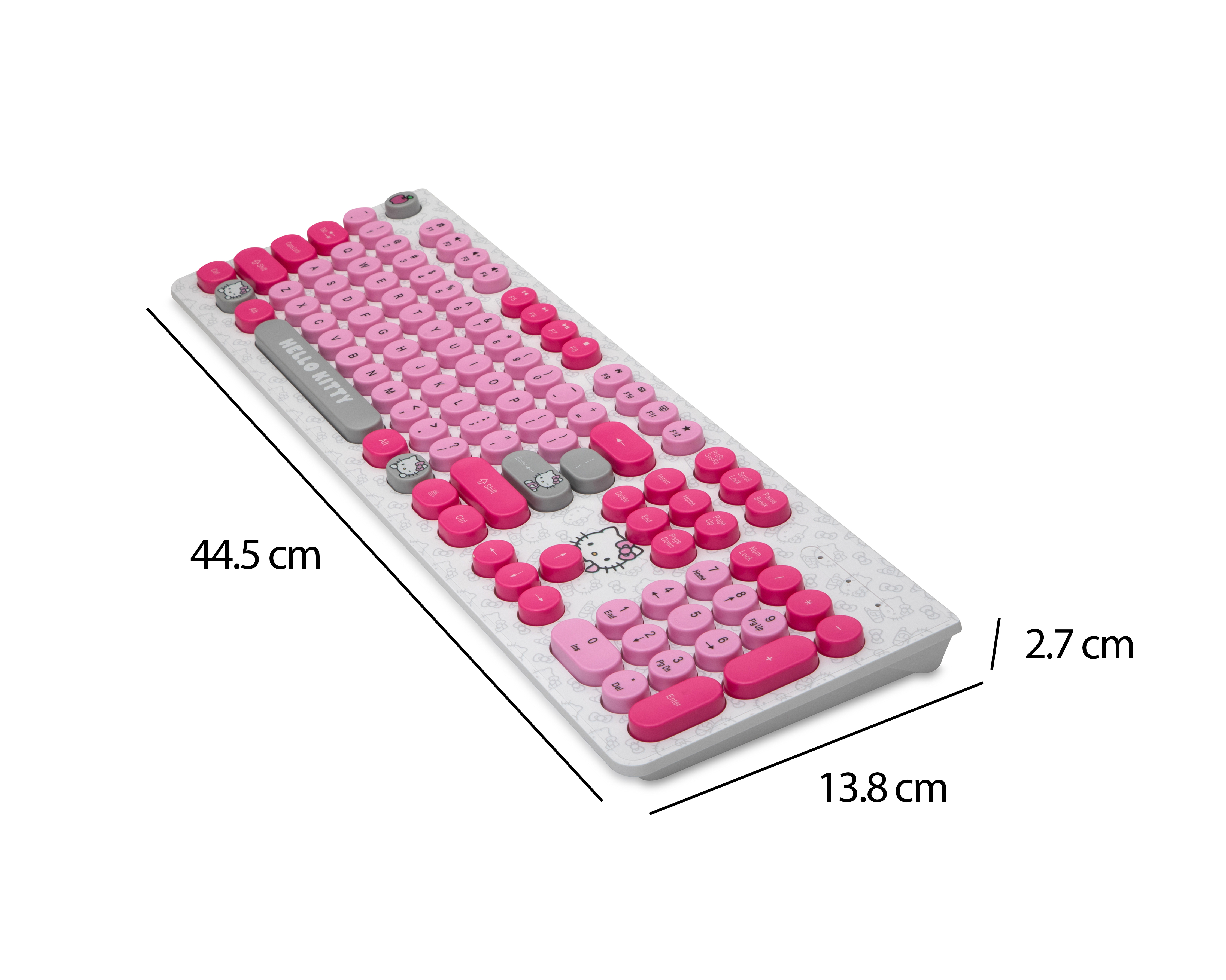 Foto 5 | Foto 5 | Teclado Inalámbrico Hello Kitty