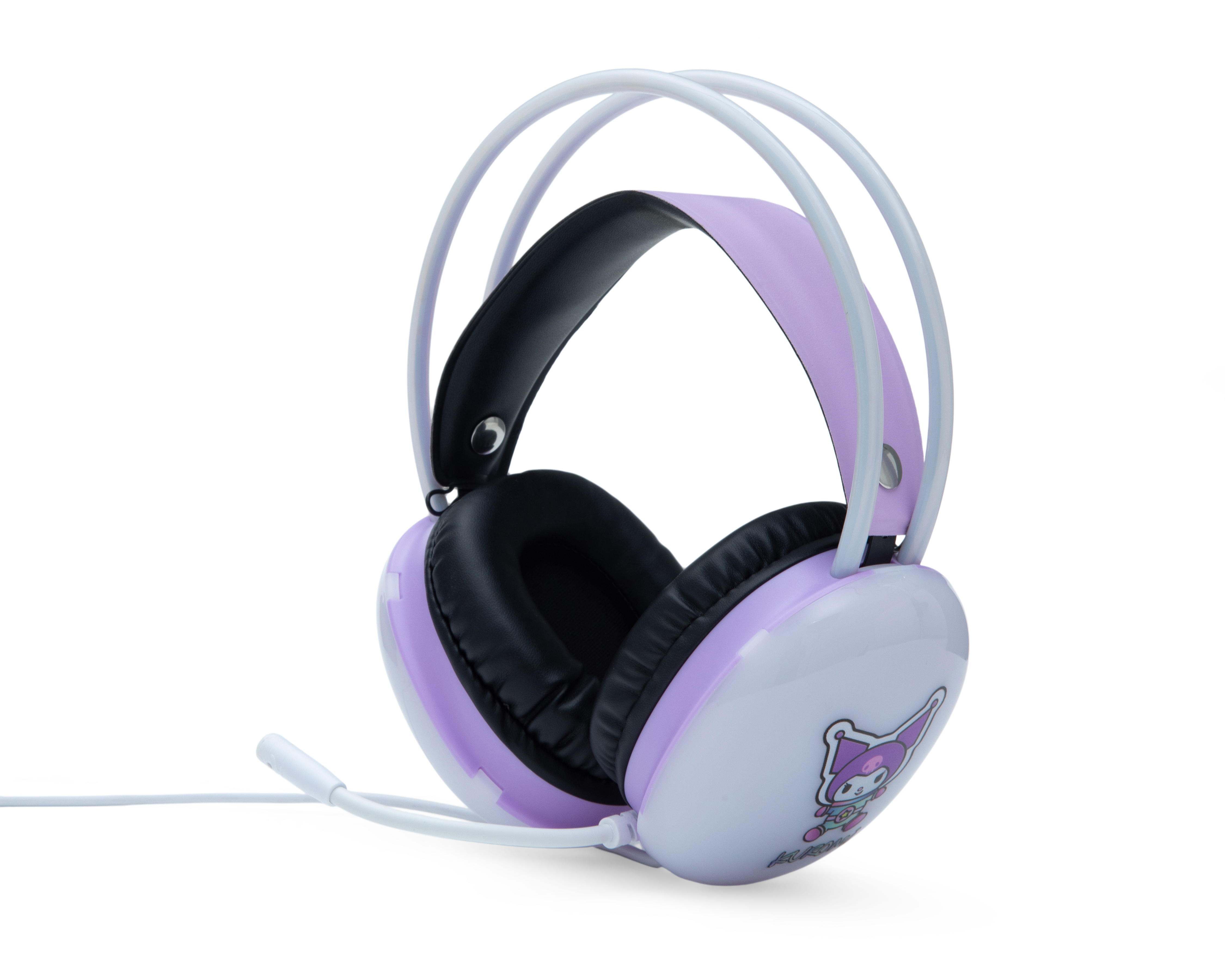 Audifonos de Diadema Kuromi KULEDHP-CPL con Luz Led