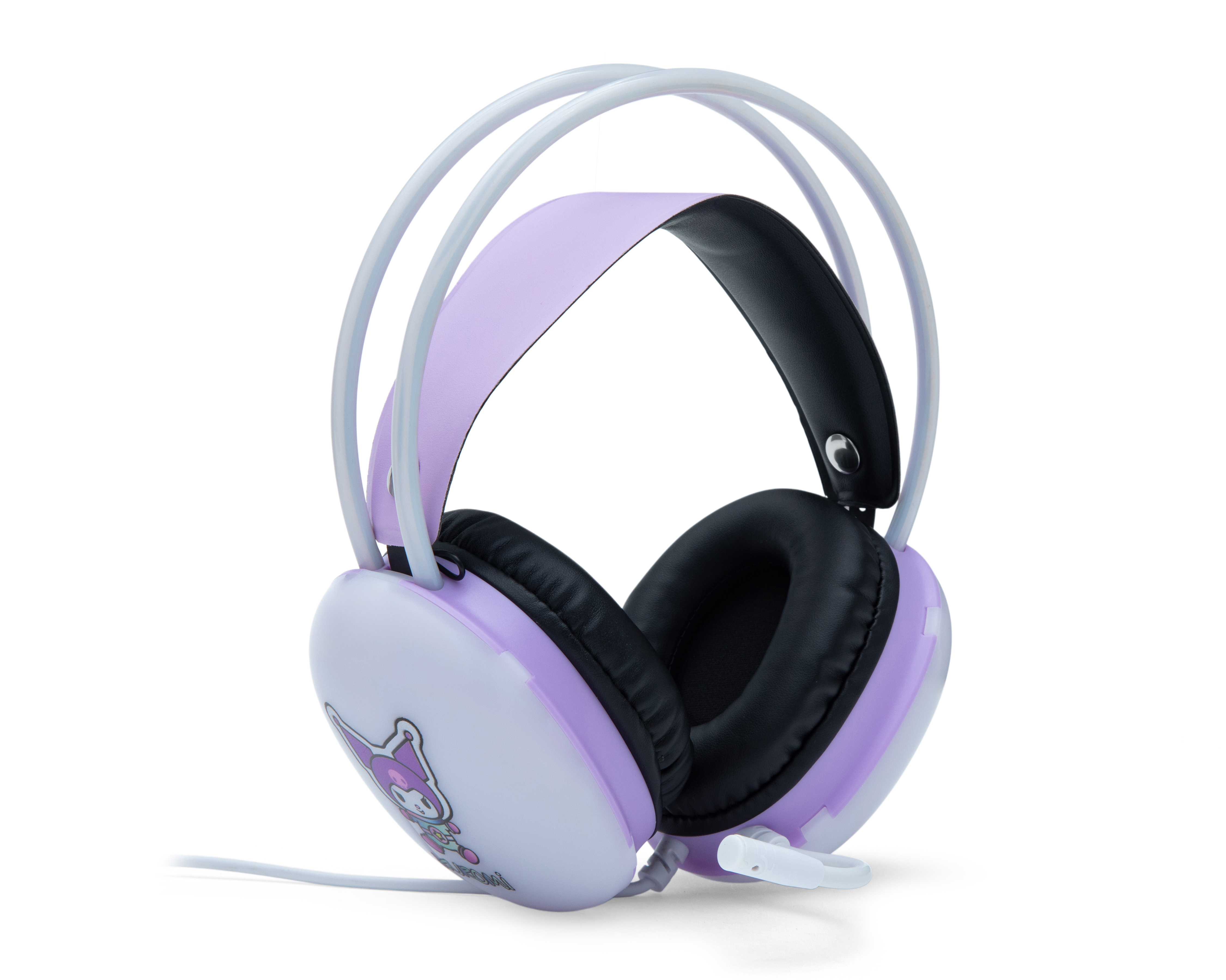 Foto 3 | Foto 3 | Audifonos de Diadema Kuromi KULEDHP-CPL con Luz Led