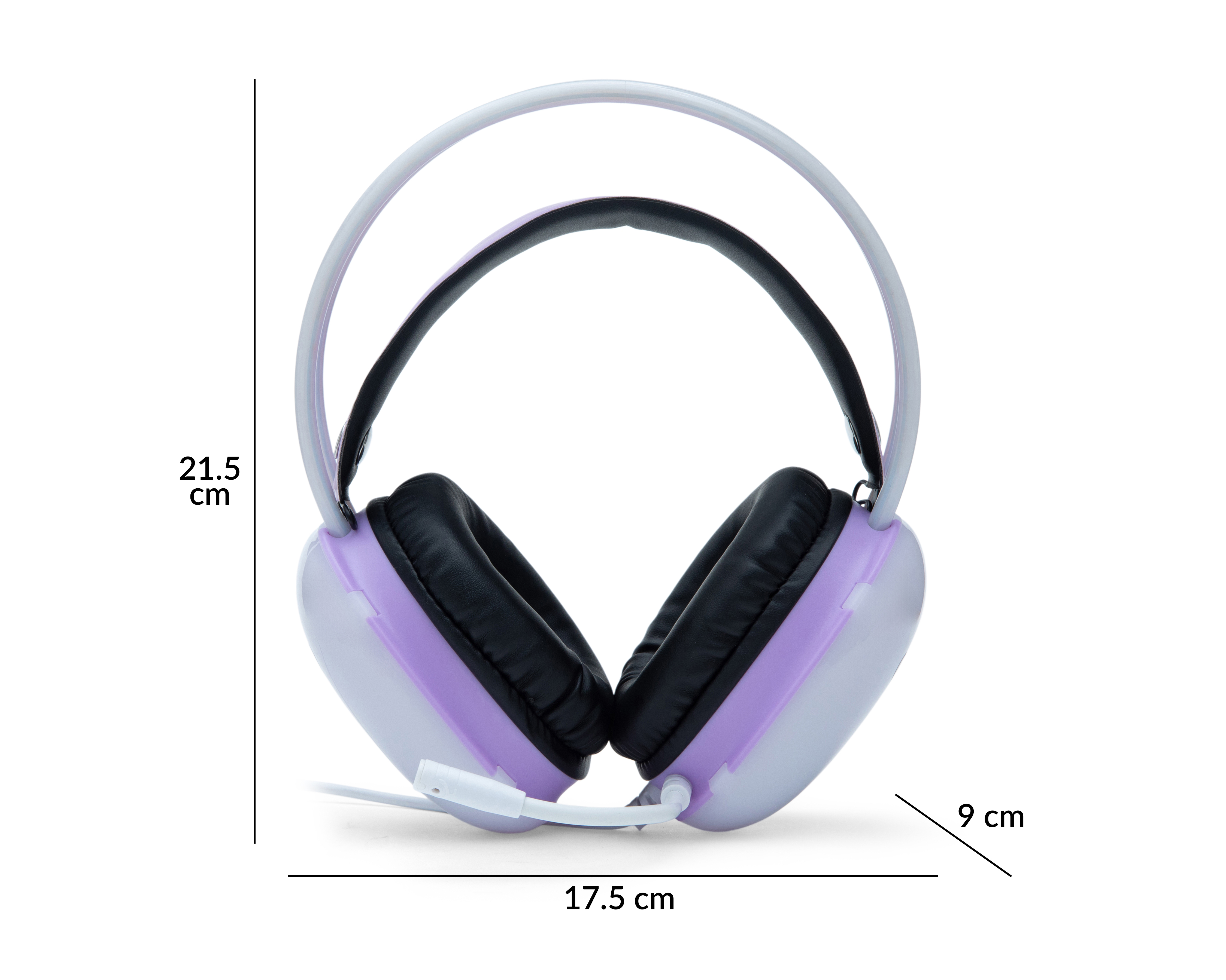 Foto 7 | Foto 7 | Audifonos de Diadema Kuromi KULEDHP-CPL con Luz Led