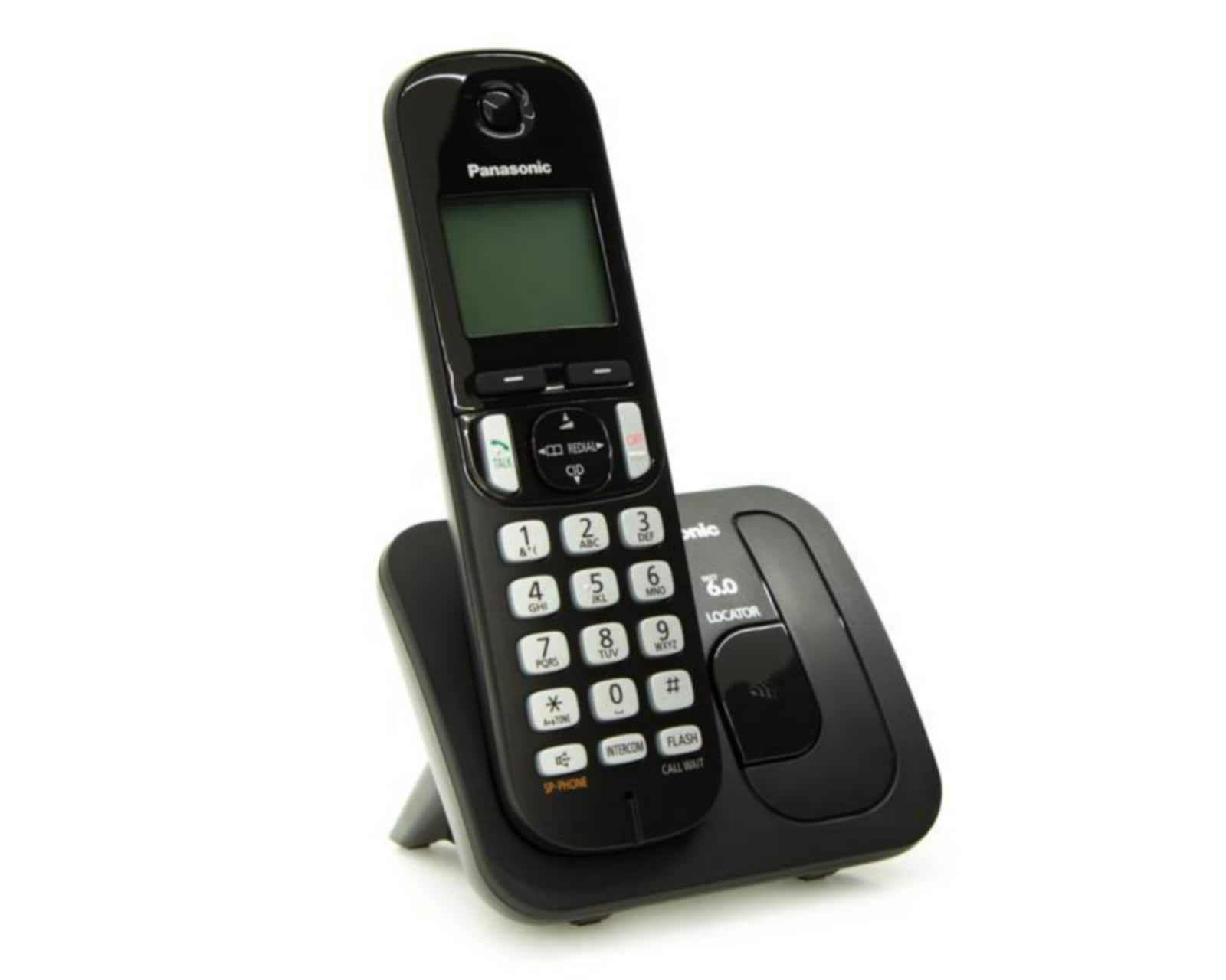 Teléfono Inalámbrico Panasonic KX-TGC210MEB Negro