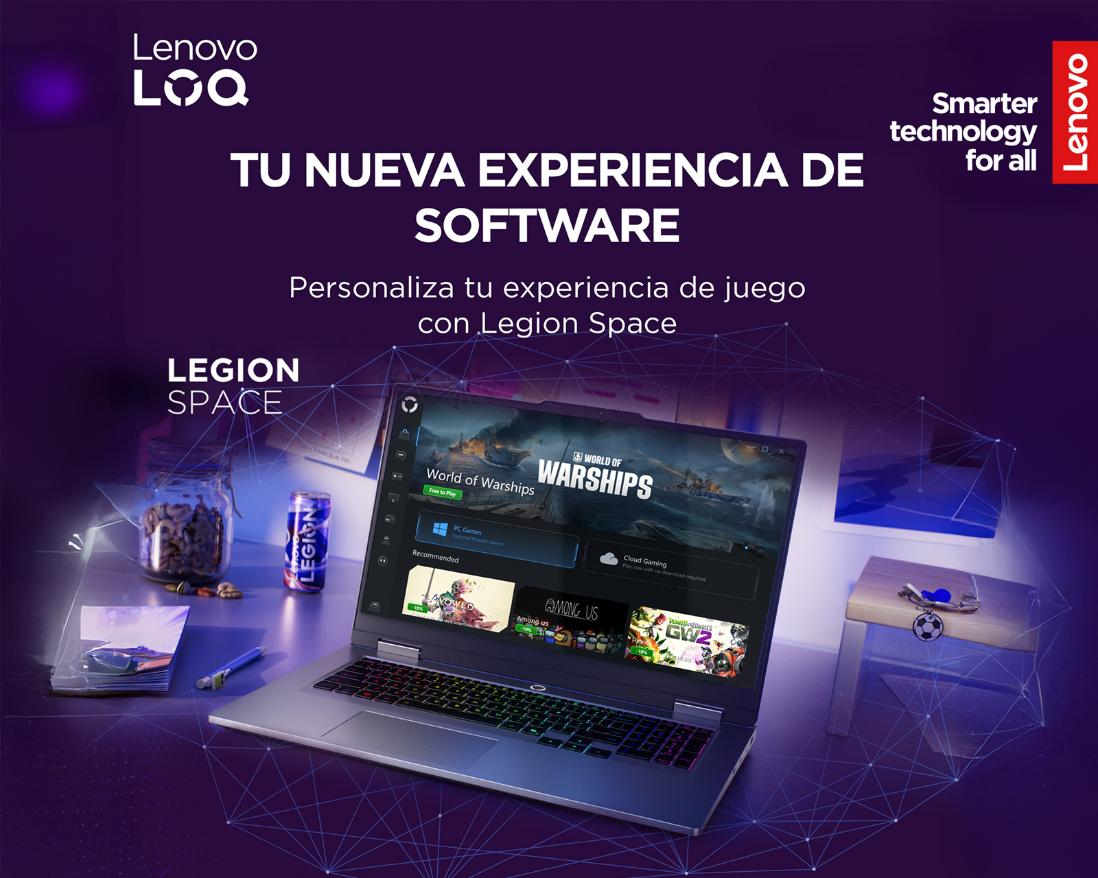 Foto 7 | Foto 6 | Laptop Gamer Lenovo LOQ 15IRX10 15.6 Pulgadas NVIDIA GeForce RTX 5050 24 GB RAM 512 GB SSD Gris