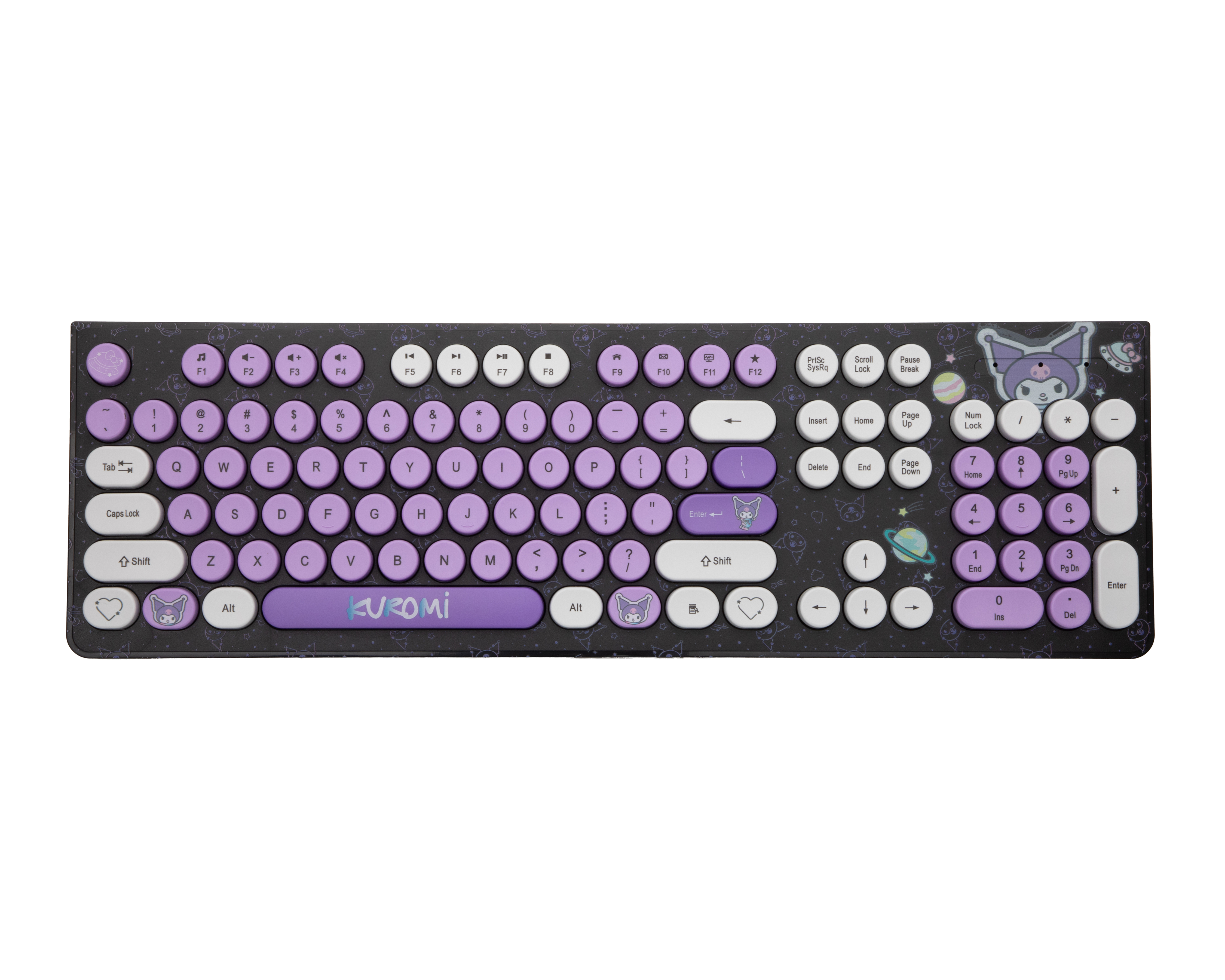 Foto 2 | Foto 2 | Teclado Inalámbrico Kuromi KULEDWKB-CPL