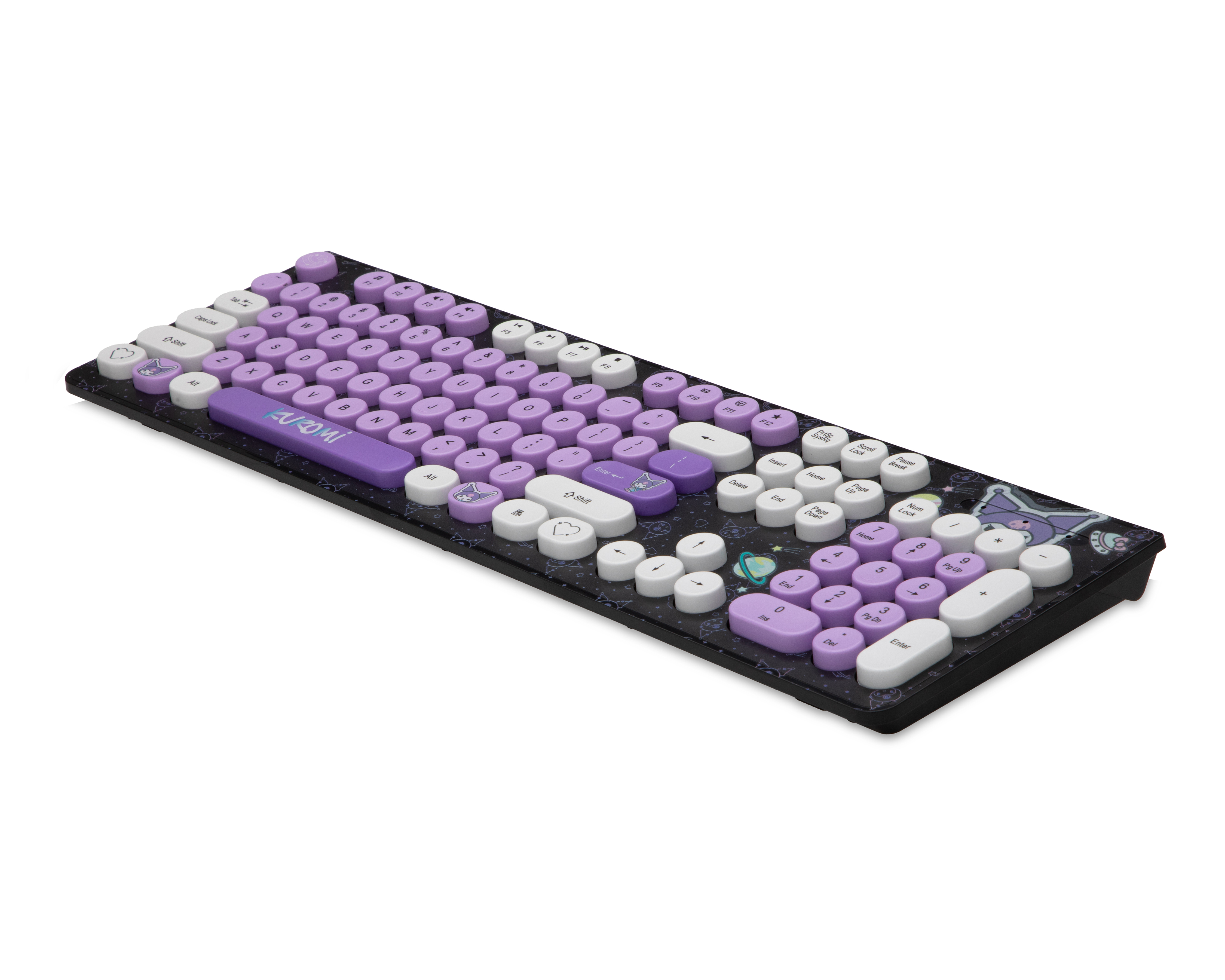 Foto 4 pulgar | Foto 3 | Teclado Inalámbrico Kuromi KULEDWKB-CPL