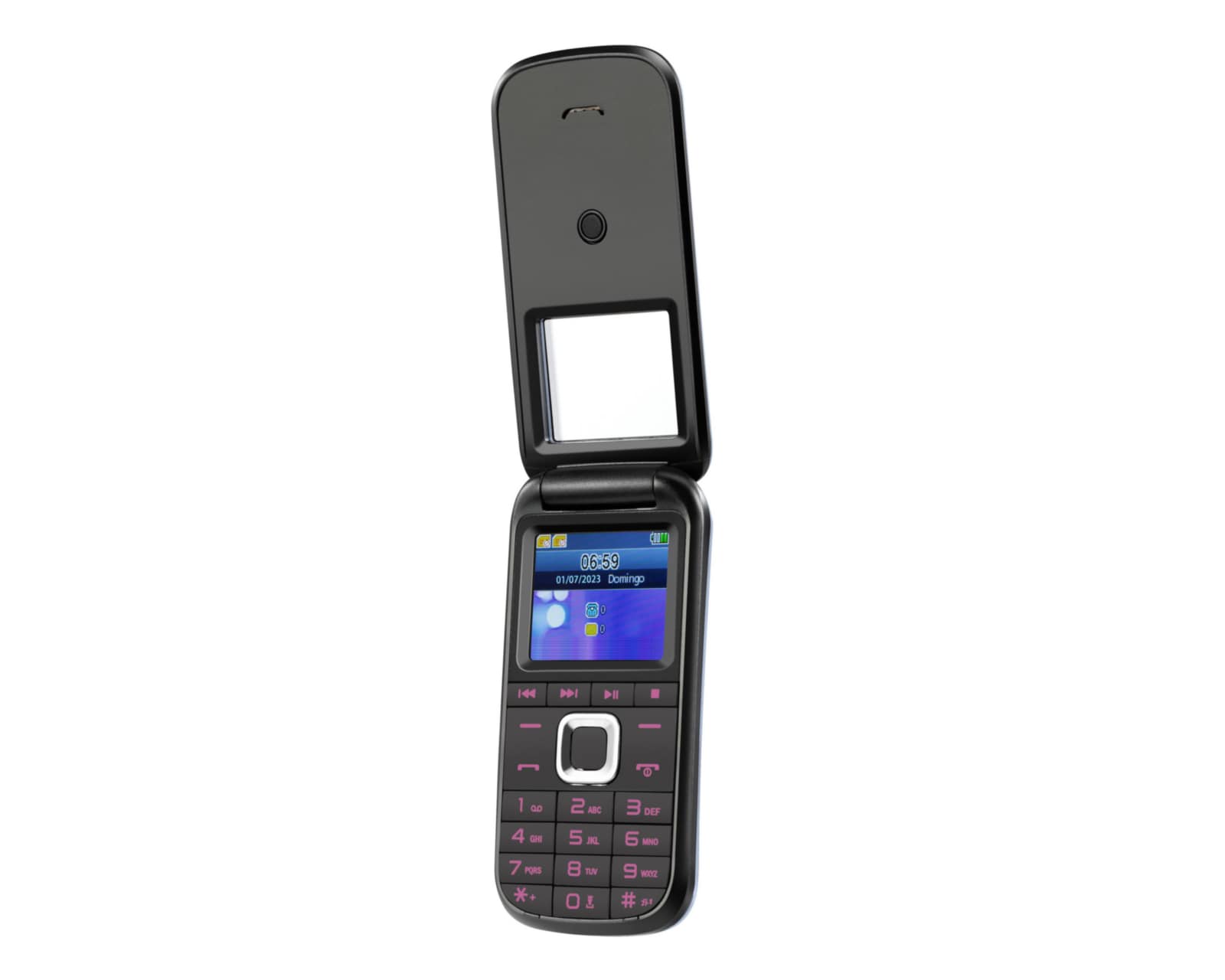 Foto 5 pulgar | Foto 4 | Celular Zuum Liberado Brix R II 128 MB Gris