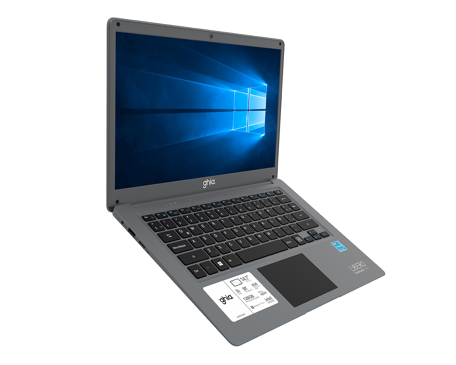 Foto 8 pulgar | Foto 7 | Notebook Ghia NotGhia-432 14 Pulgadas Windows 11 Intel Celeron 4 GB RAM 128 GB eMMC Gris