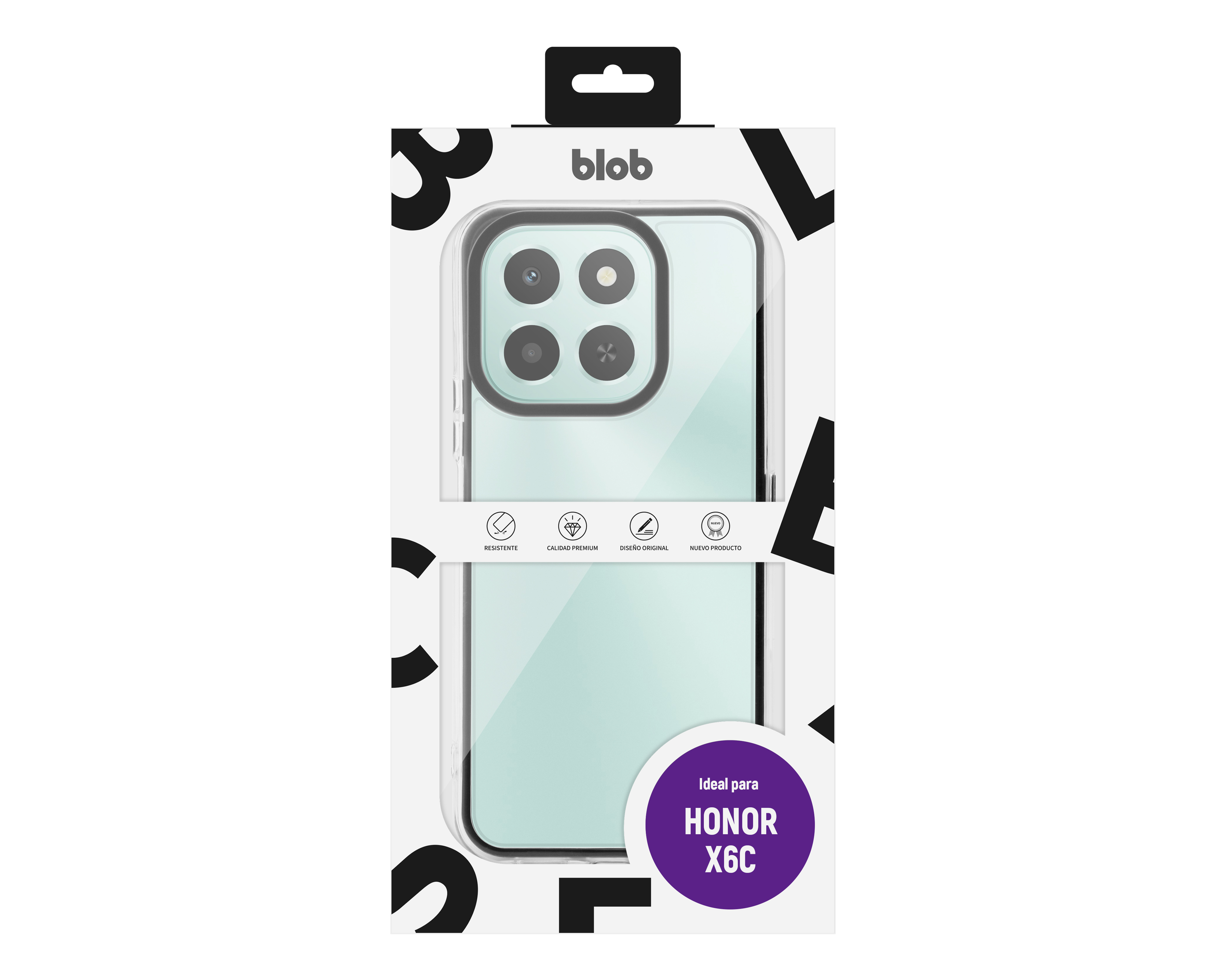 Foto 7 | Foto 7 | Funda de Termoplástico Blob para Honor X6C