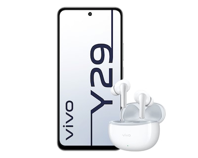 Foto 3 | Foto 3 | Celular Vivo Y29 Liberado 256 GB Blanco con Audífonos