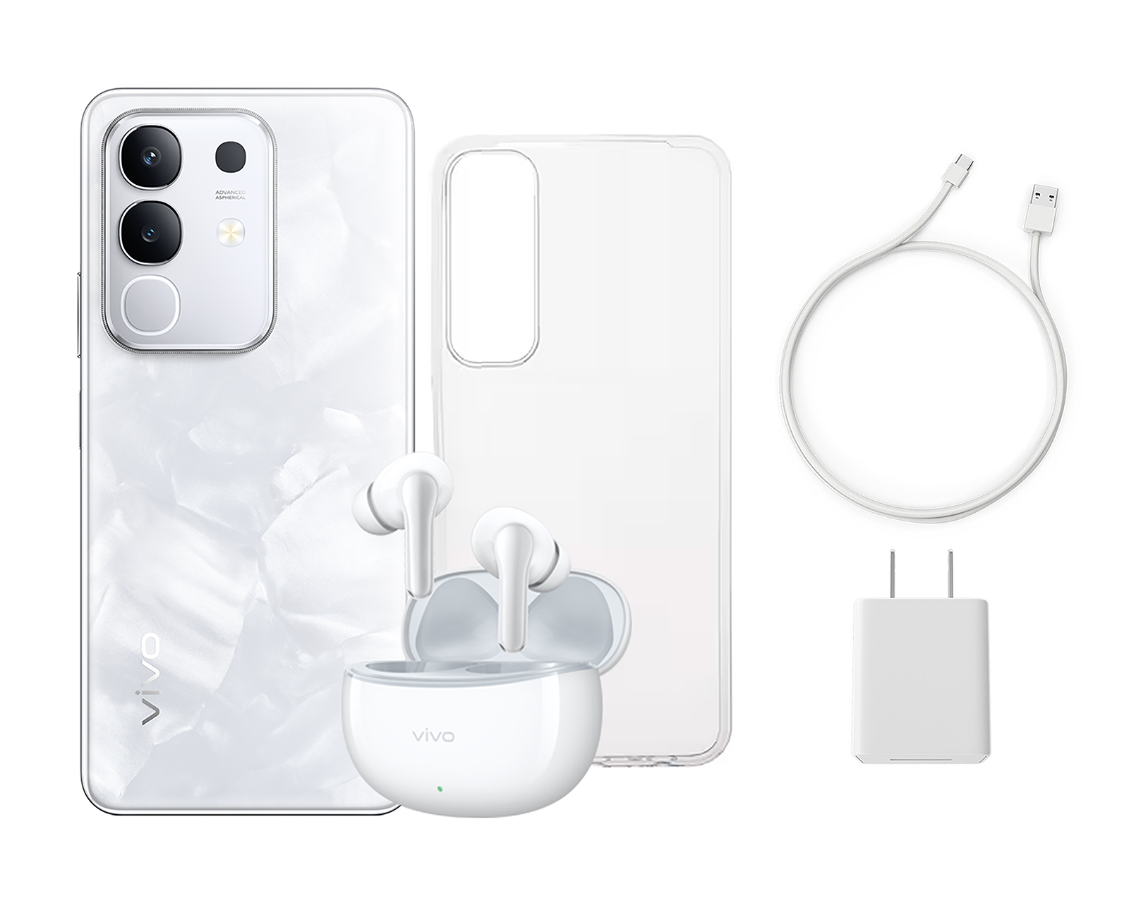 Foto 8 pulgar | Foto 7 | Celular Vivo Y29 Liberado 256 GB Blanco con Audífonos