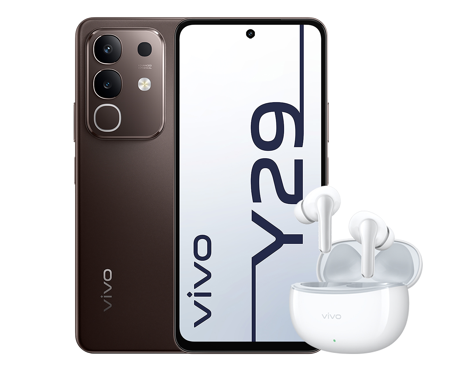 Celular Vivo Y29 Liberado 256 GB Negro con Audífonos