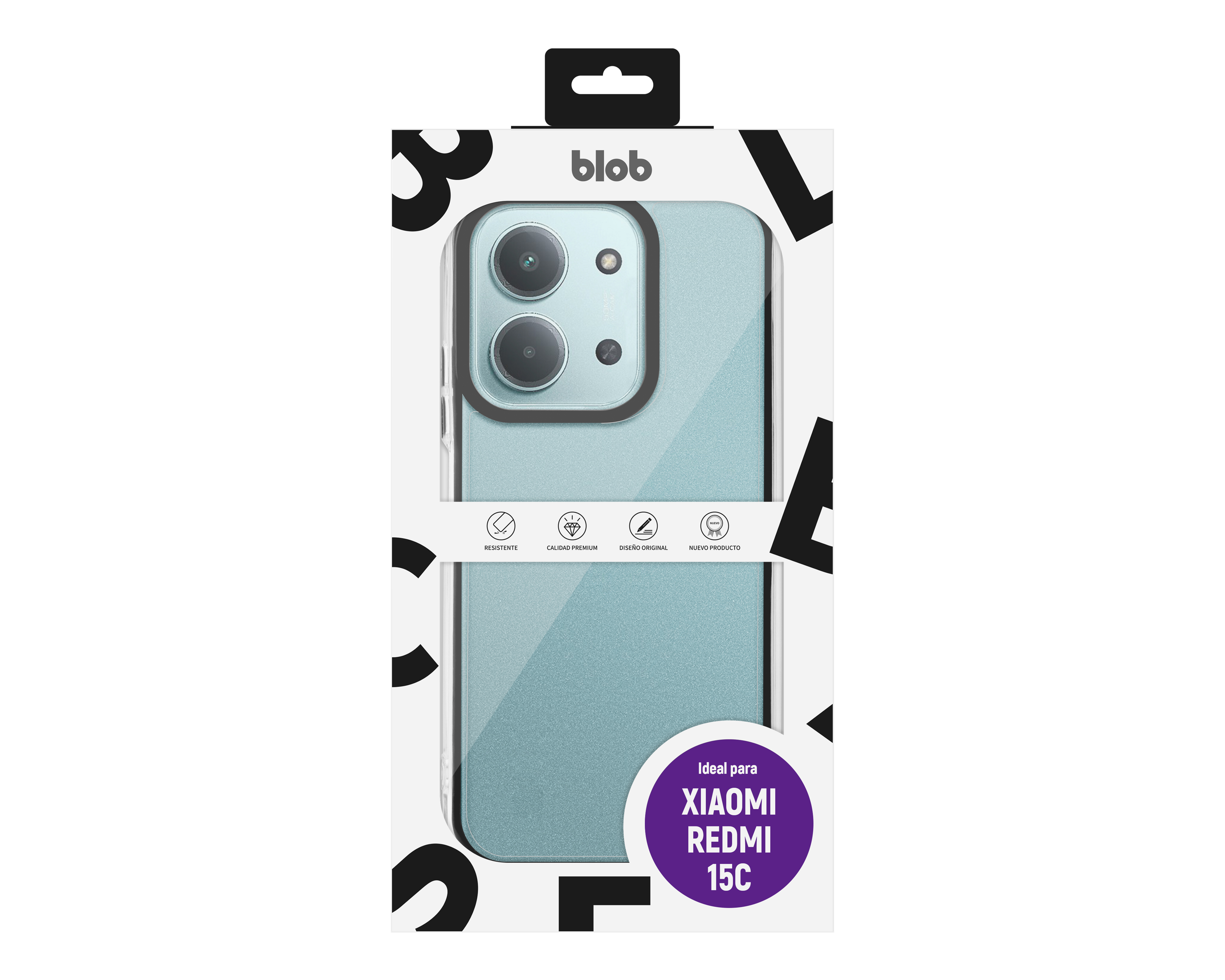 Foto 7 | Foto 7 | Funda de TPU Blob para Xiaomi Redmi 15C