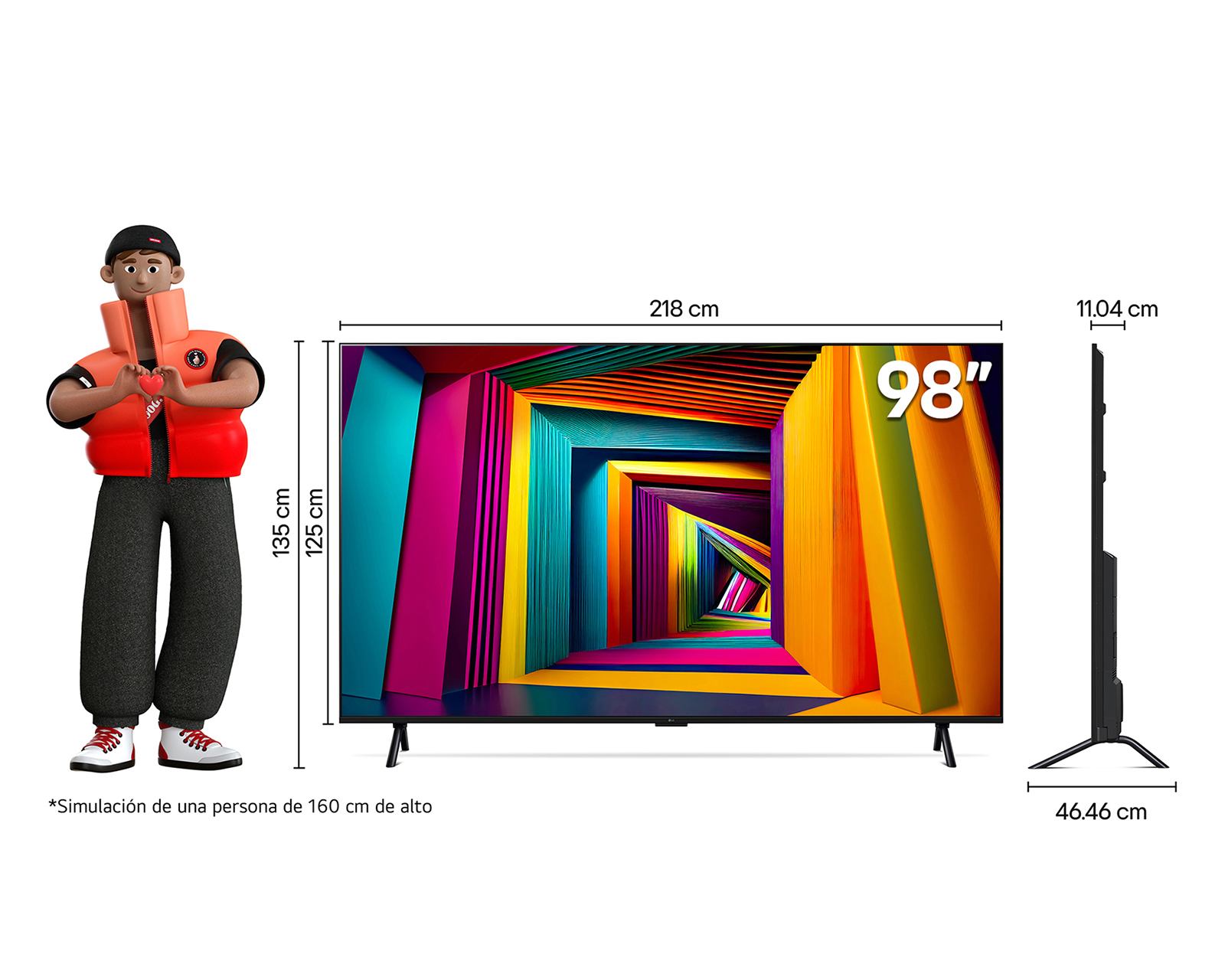 Foto 8 | Foto 8 | Pantalla Smart TV LG LED 98 Pulgadas UHD 4K 98UT9050