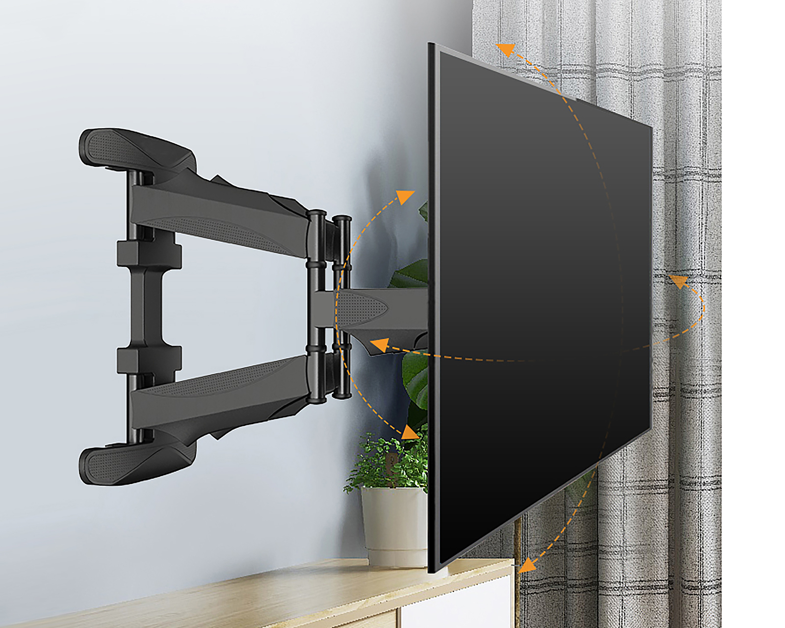 Foto 7 pulgar | Foto 6 | Soporte para Televisión con Inclinación EVL para Pantallas de 32" a 75"