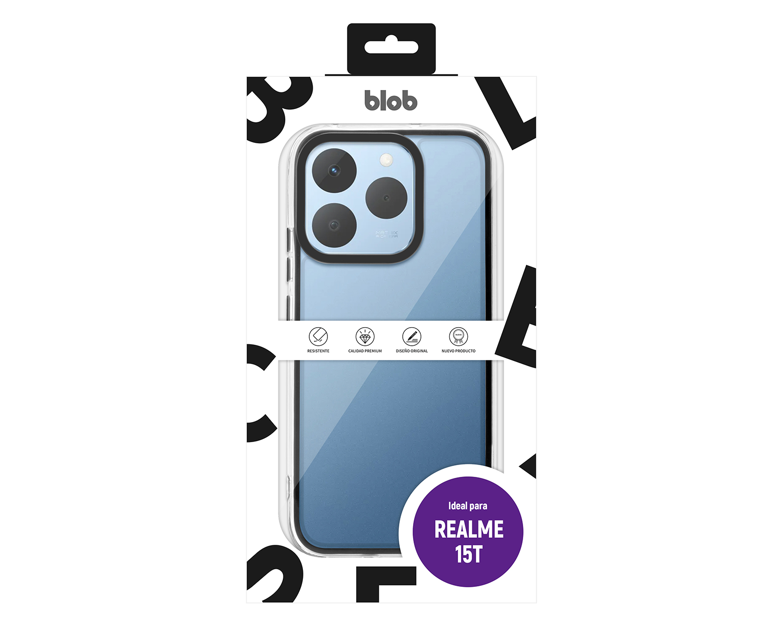 Foto 7 | Foto 7 | Funda de TPU Blob para Realme 15T