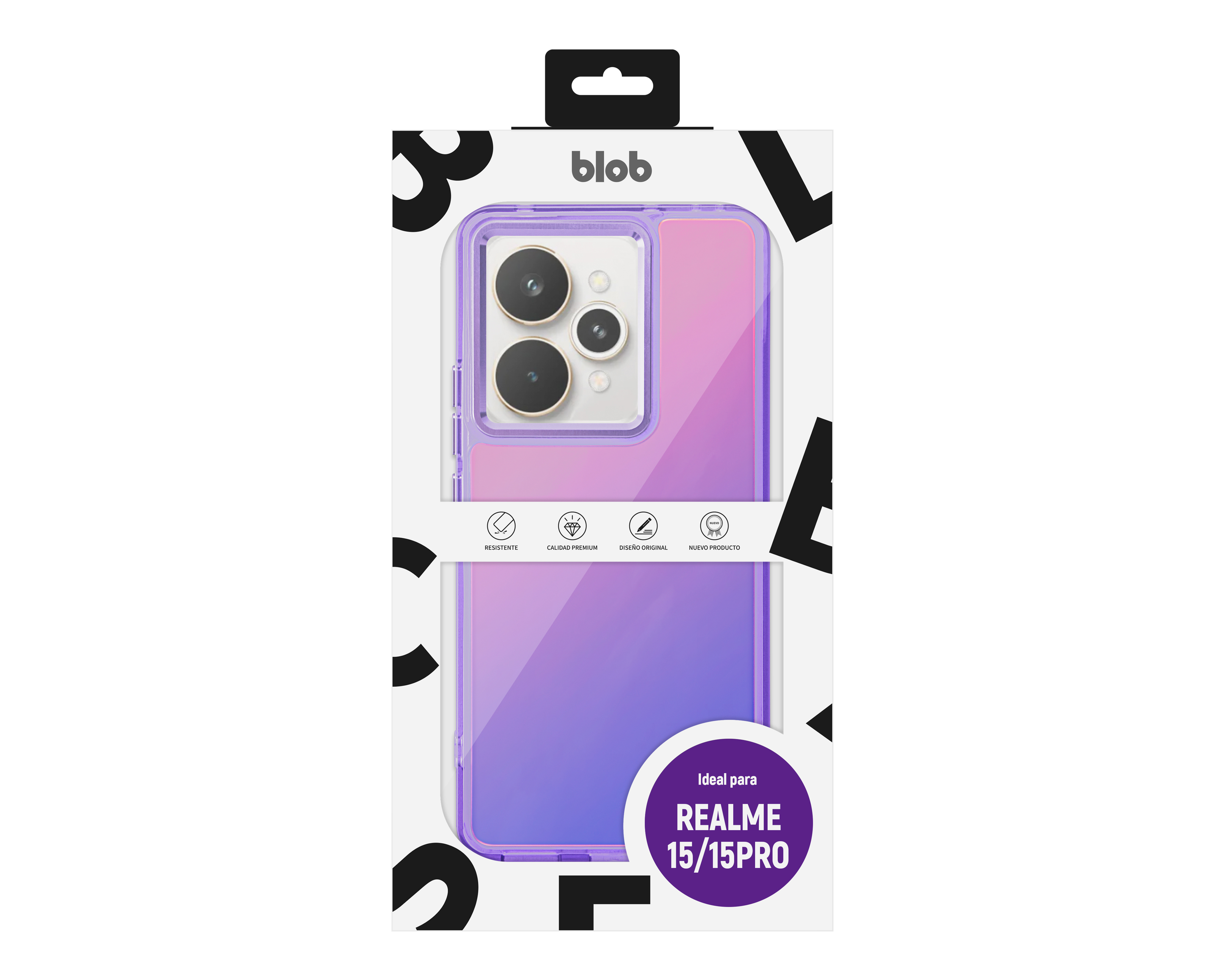 Foto 7 | Foto 7 | Funda de TPU Blob para Realme 15
