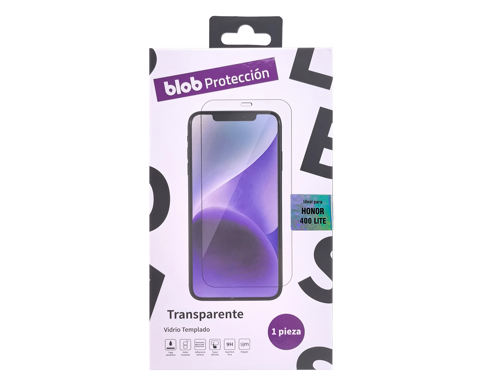 Protector de Pantalla de Vidrio Templado Blob para Honor 400 Lite