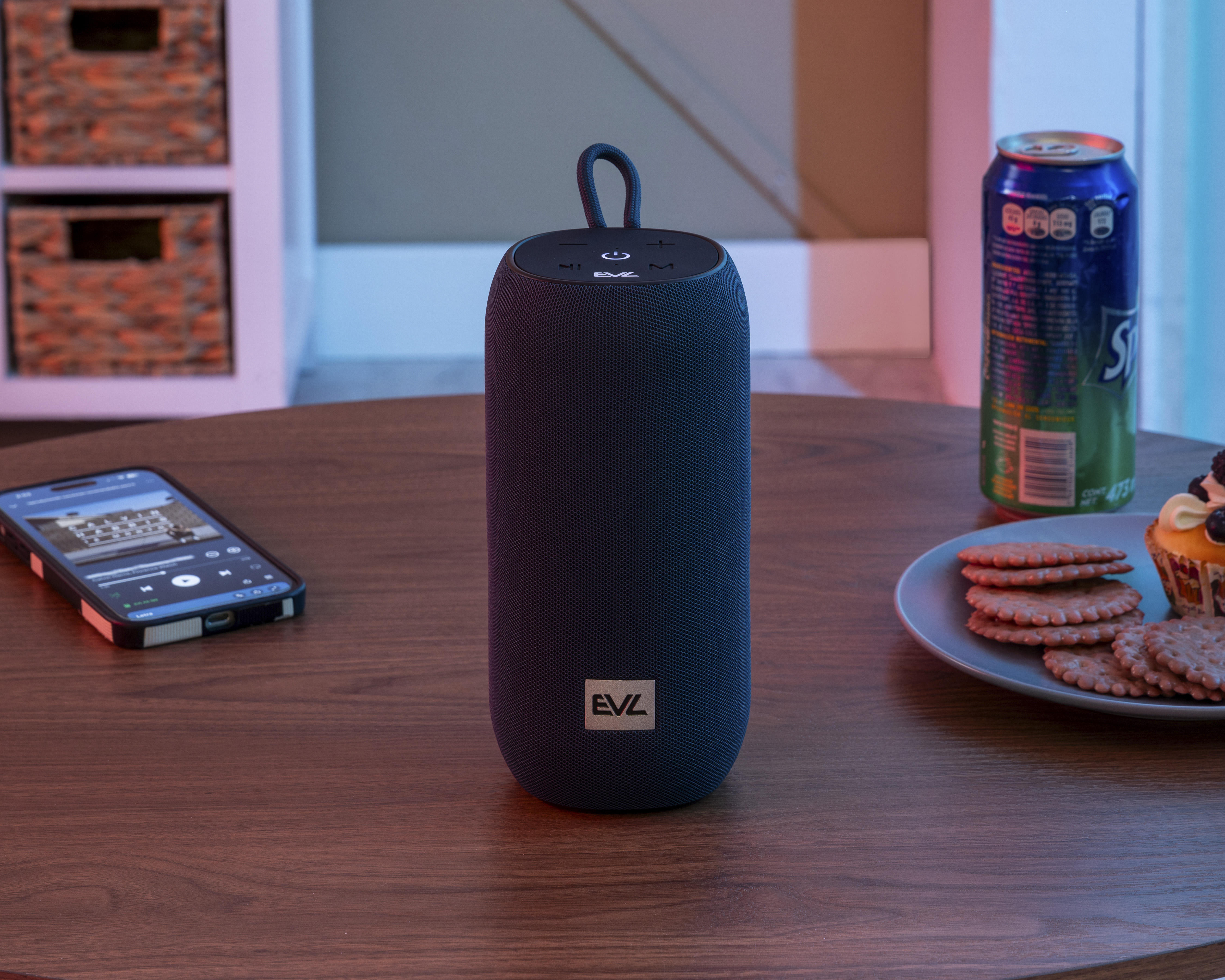 Foto 6 | Foto 6 | Bocina Bluetooth Portátil EVL AS-199 5 W con Batería Recargable