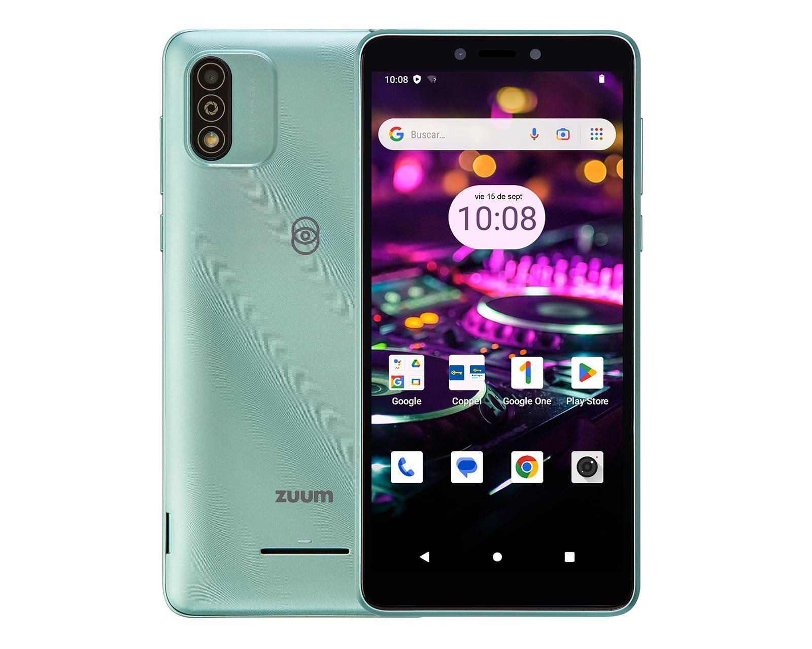 Foto 2 pulgar | Foto 1 | Celular Zuum Liberado Magno C Plus 32 GB Verde