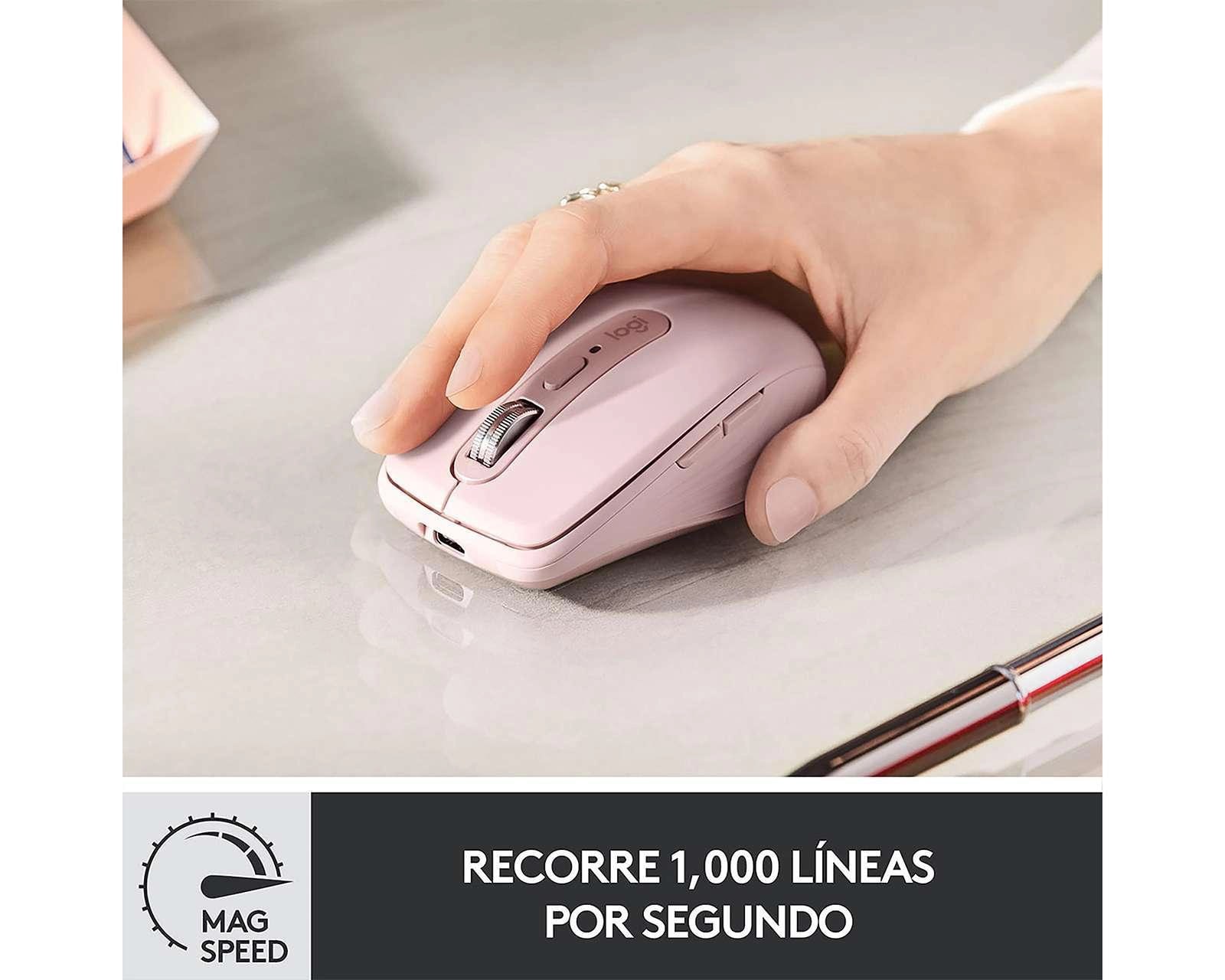 Foto 4 pulgar | Foto 3 | Mouse Inalámbrico Logitech 910-005994 Rosa