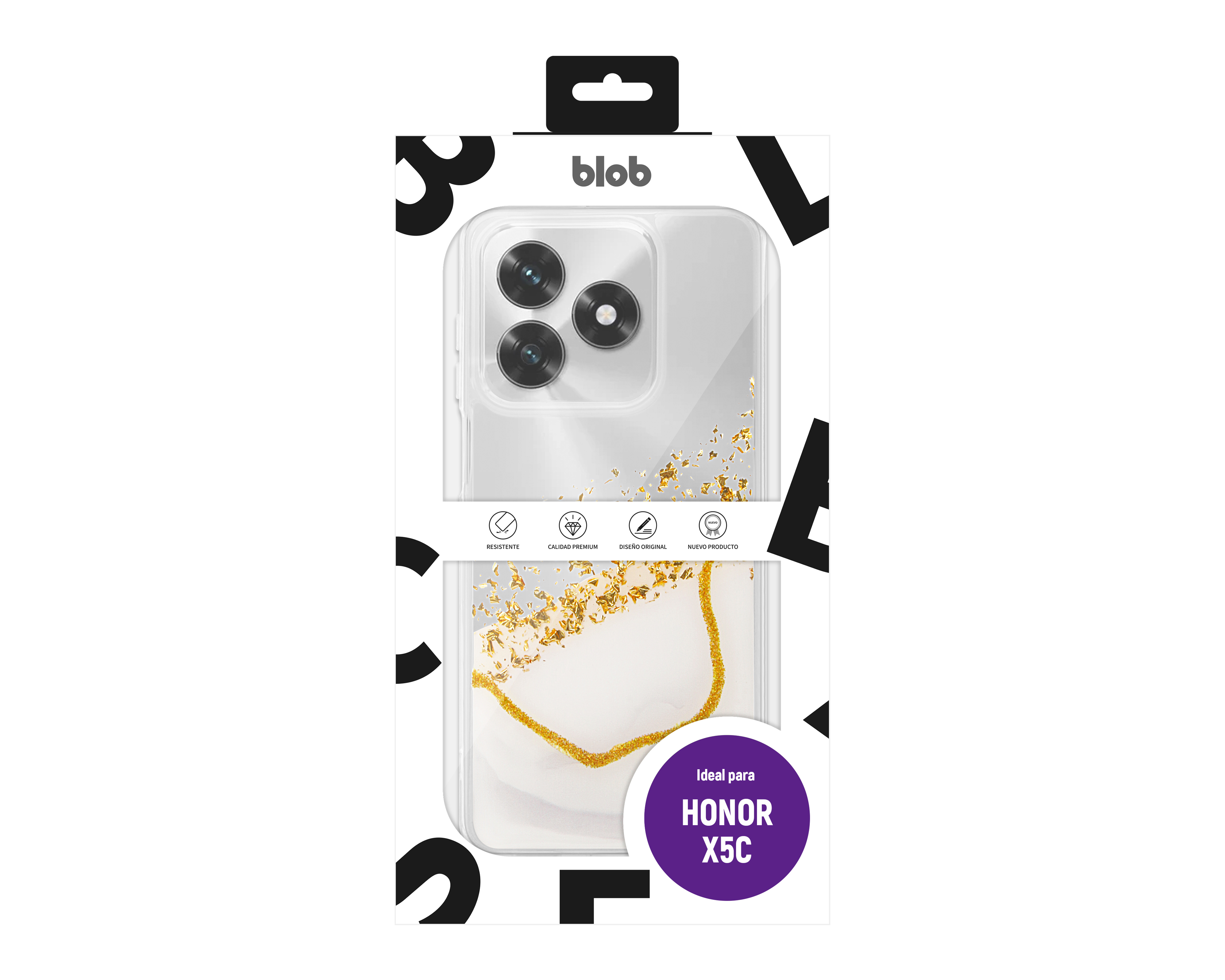 Foto 7 | Foto 7 | Funda de TPU Blob para Honor X5c