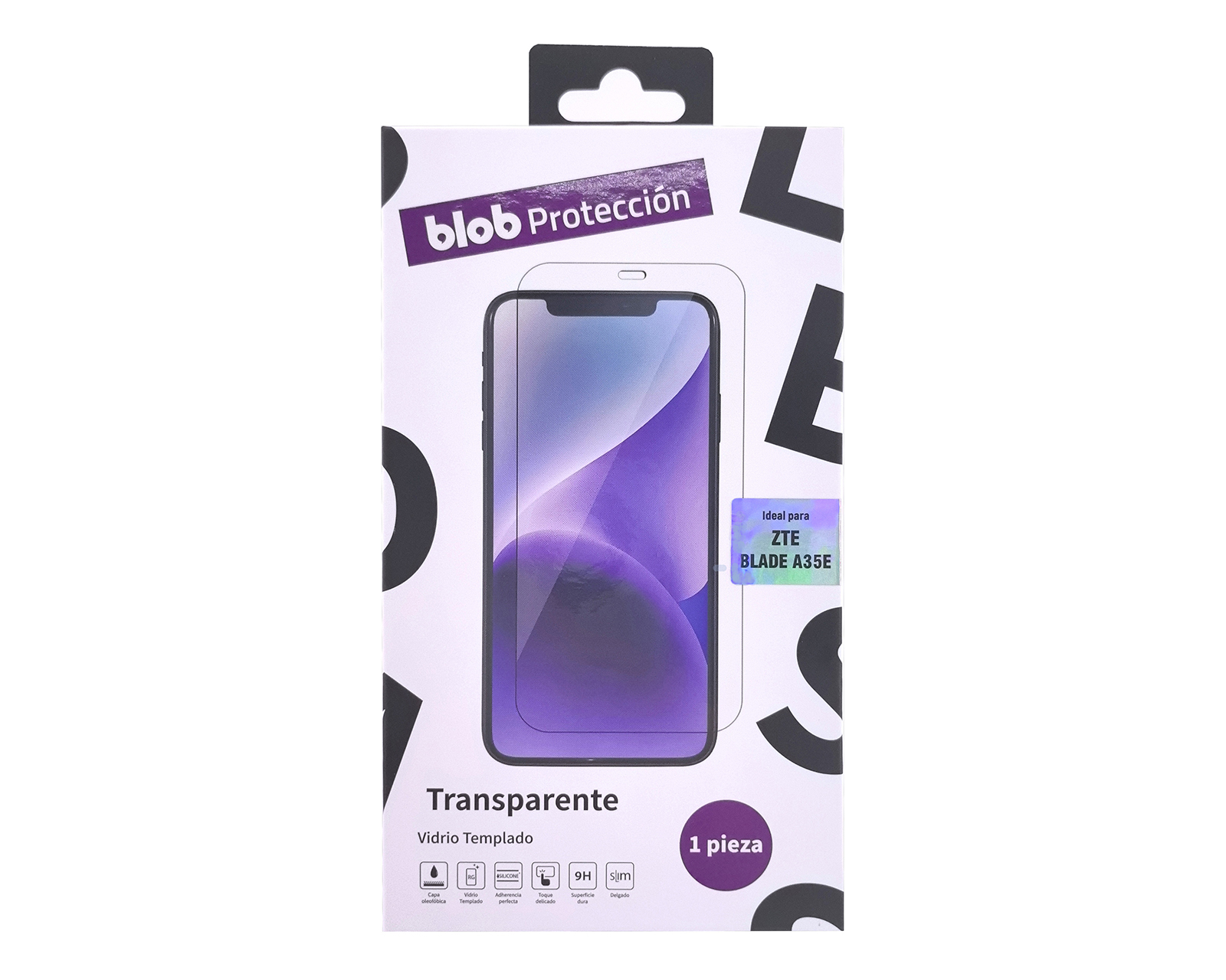 Foto 1 | Foto 1 | Protector de Pantalla de Vidrio Templado Blob para ZTE Blade A35E