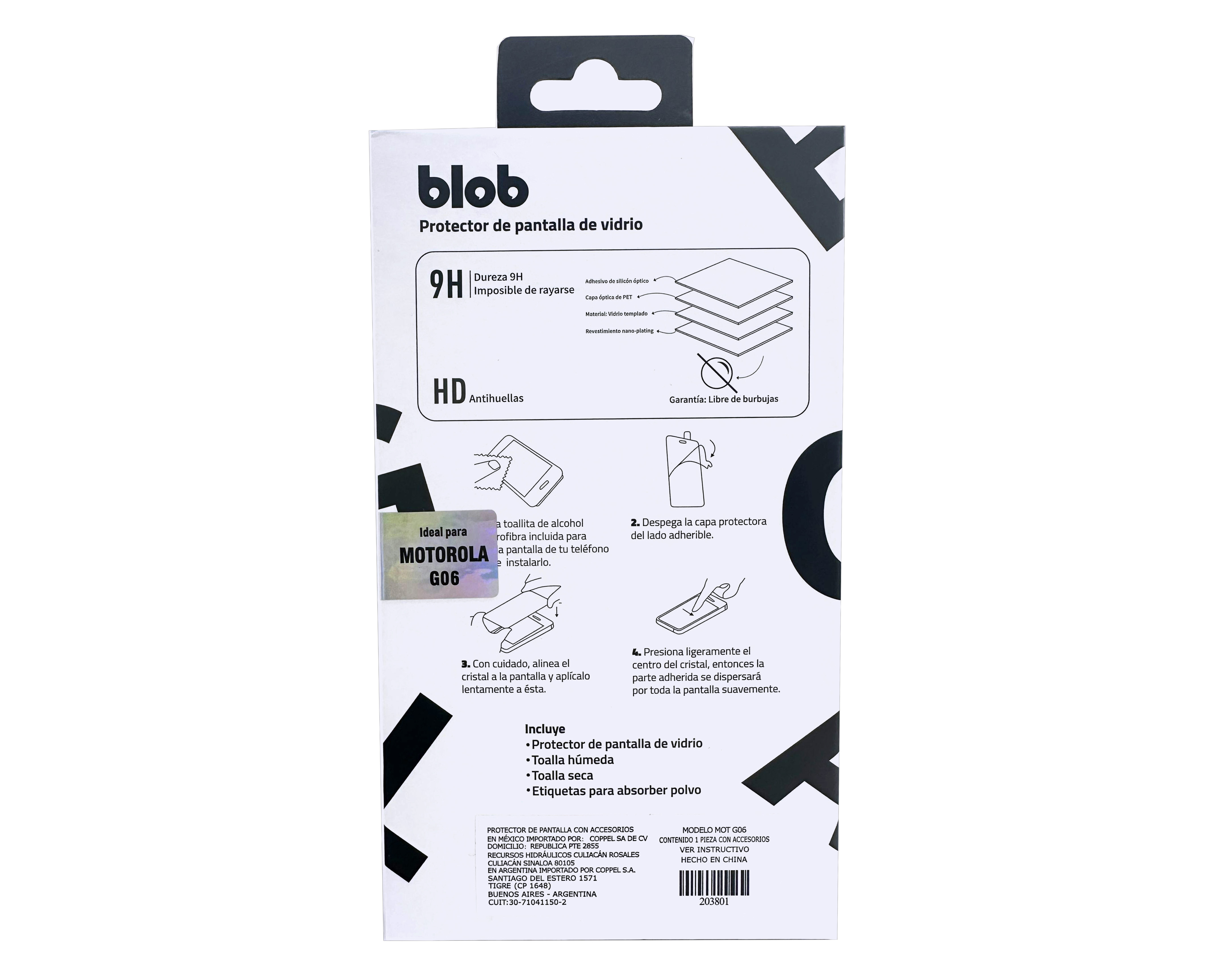 Foto 2 | Foto 2 | Protector de Pantalla Blob para Motorola G06