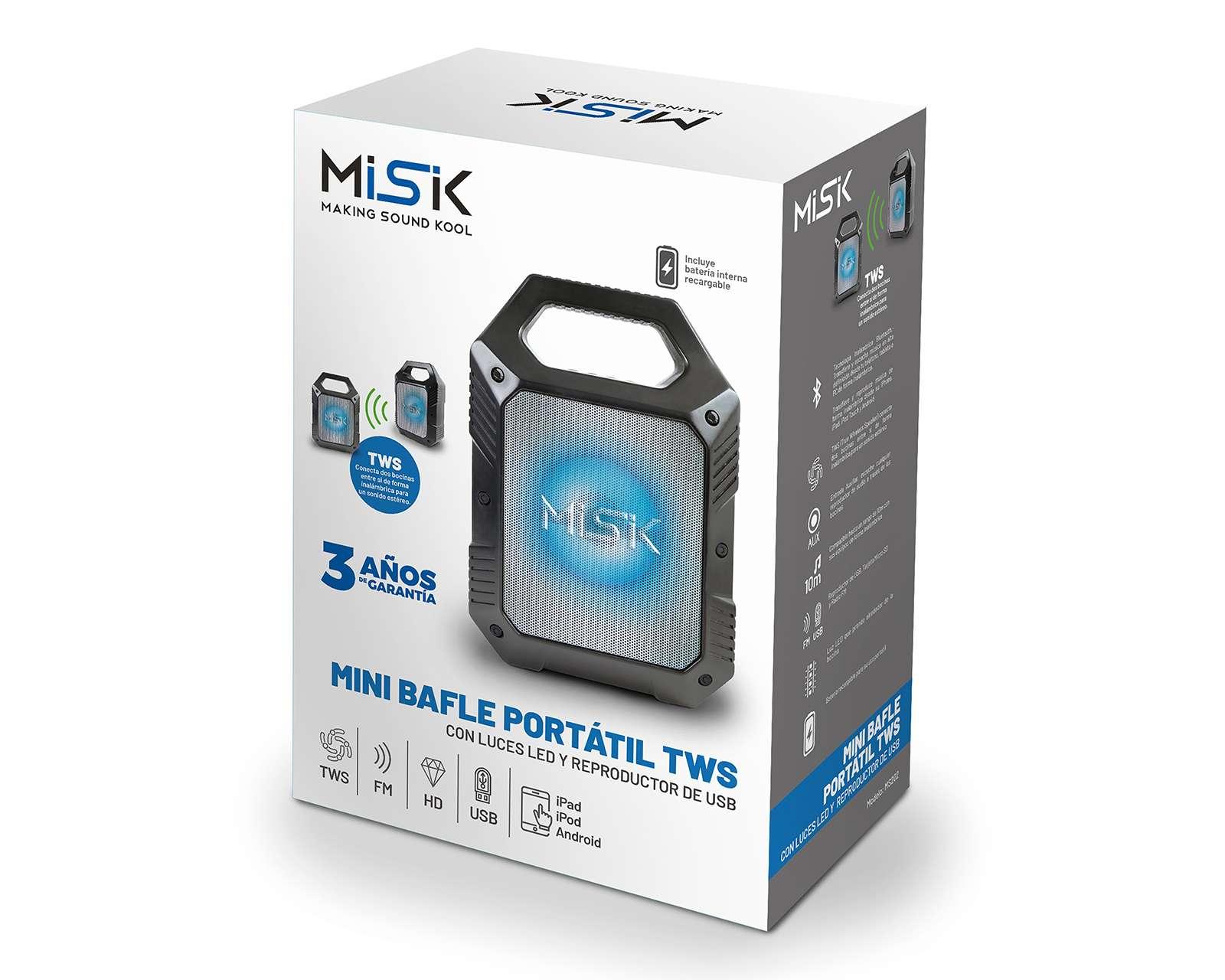 Foto 6 pulgar | Foto 5 | Bocina Bluetooth Portátil Misik MS202 Batería Recargable