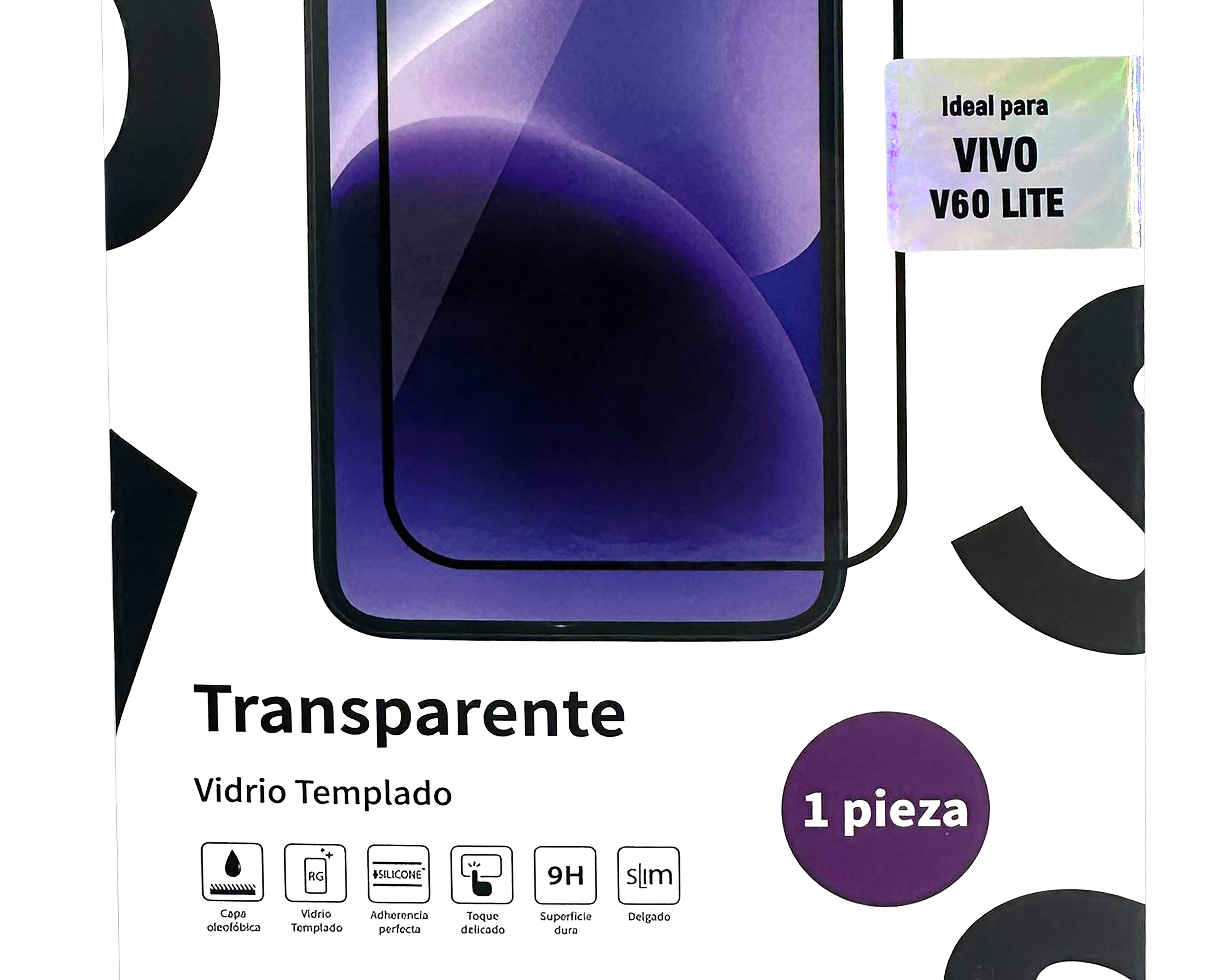 Foto 4 pulgar | Foto 3 | Protector de Pantalla Blob para vivo V60 Lite