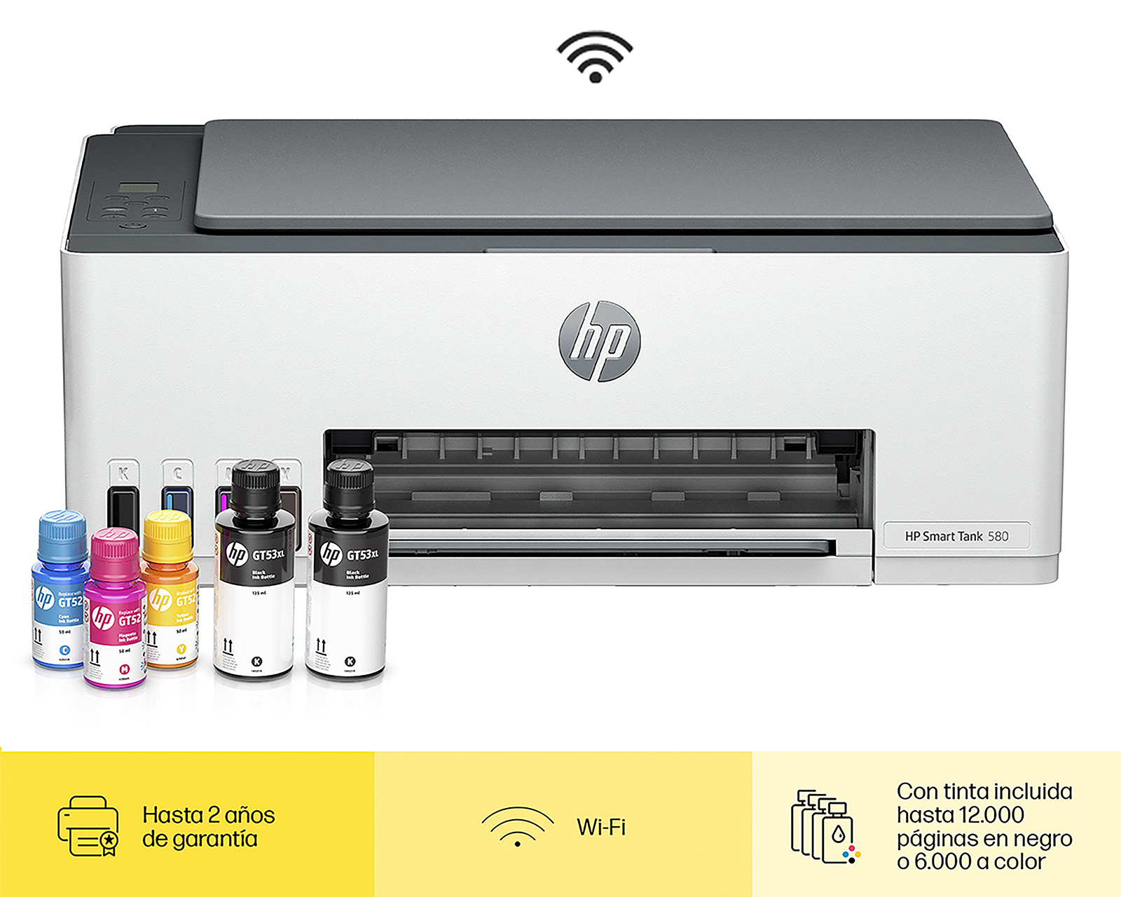 Foto 4 | Foto 4 | Multifuncional HP de Inyección Smart Tank 580