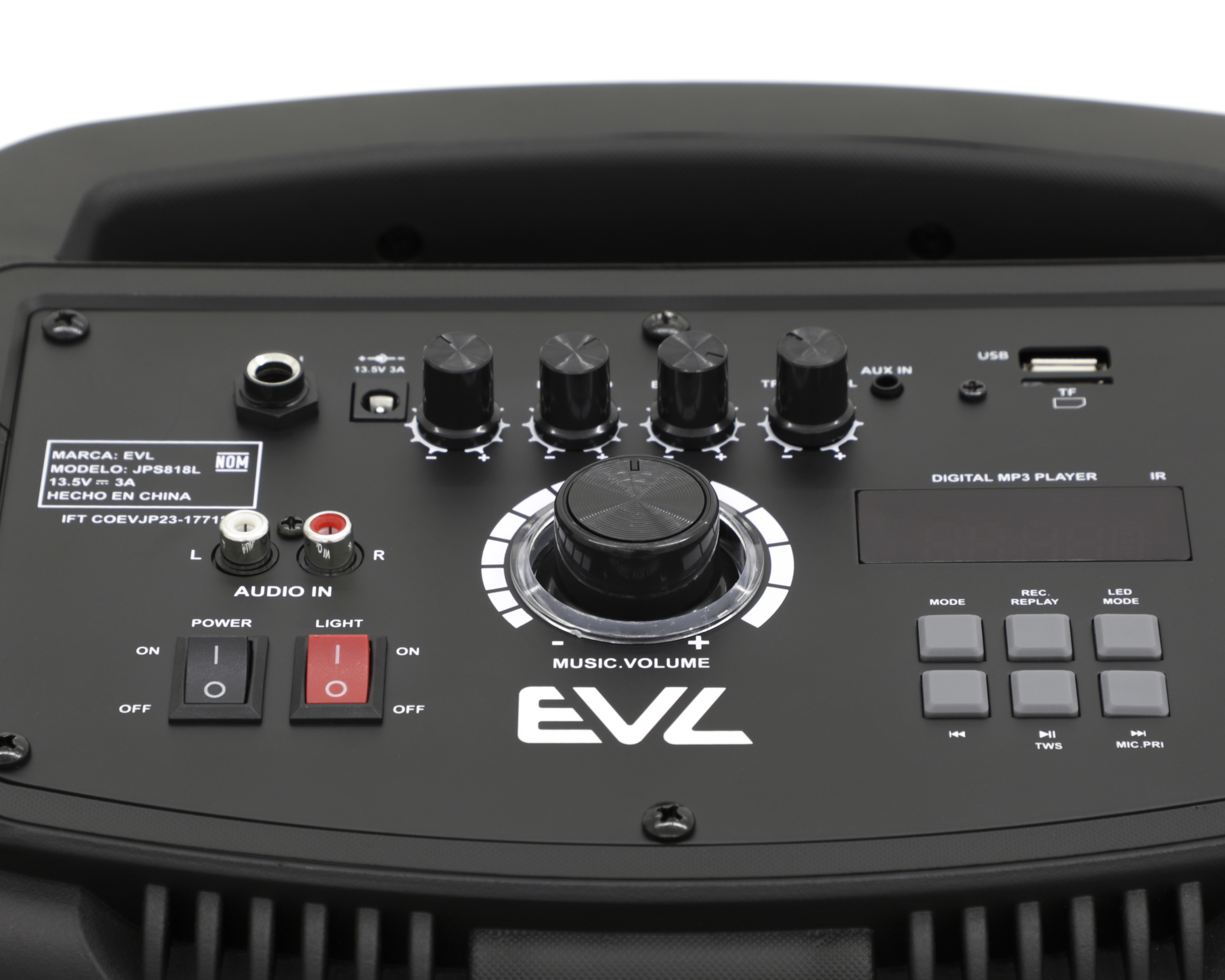 Foto 6 pulgar | Foto 5 | Bafle Bluetooth EVL JPS818L con Luces LED