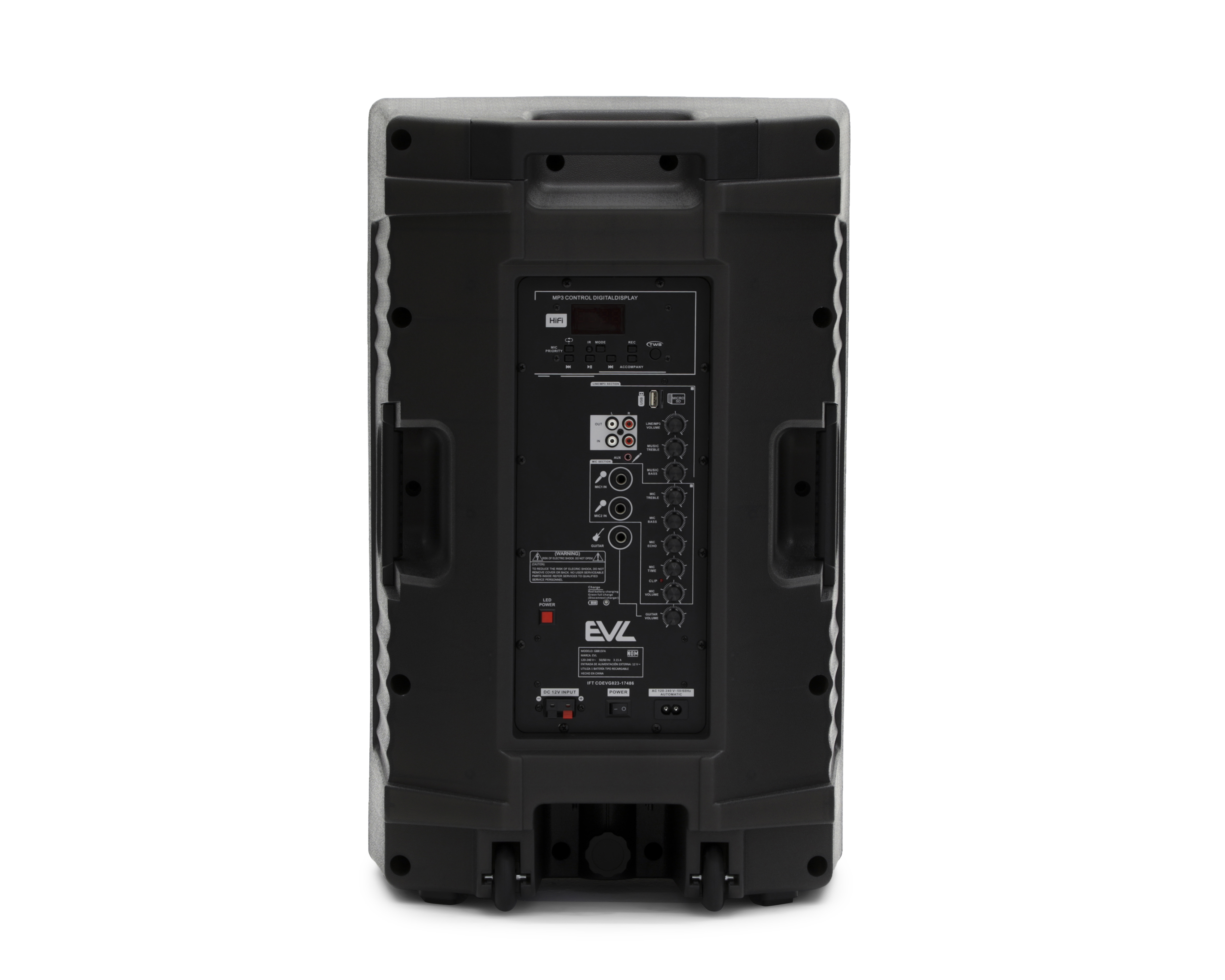 Foto 5 pulgar | Foto 4 | Bafle Bluetooth EVL G8815FA con Luces LED