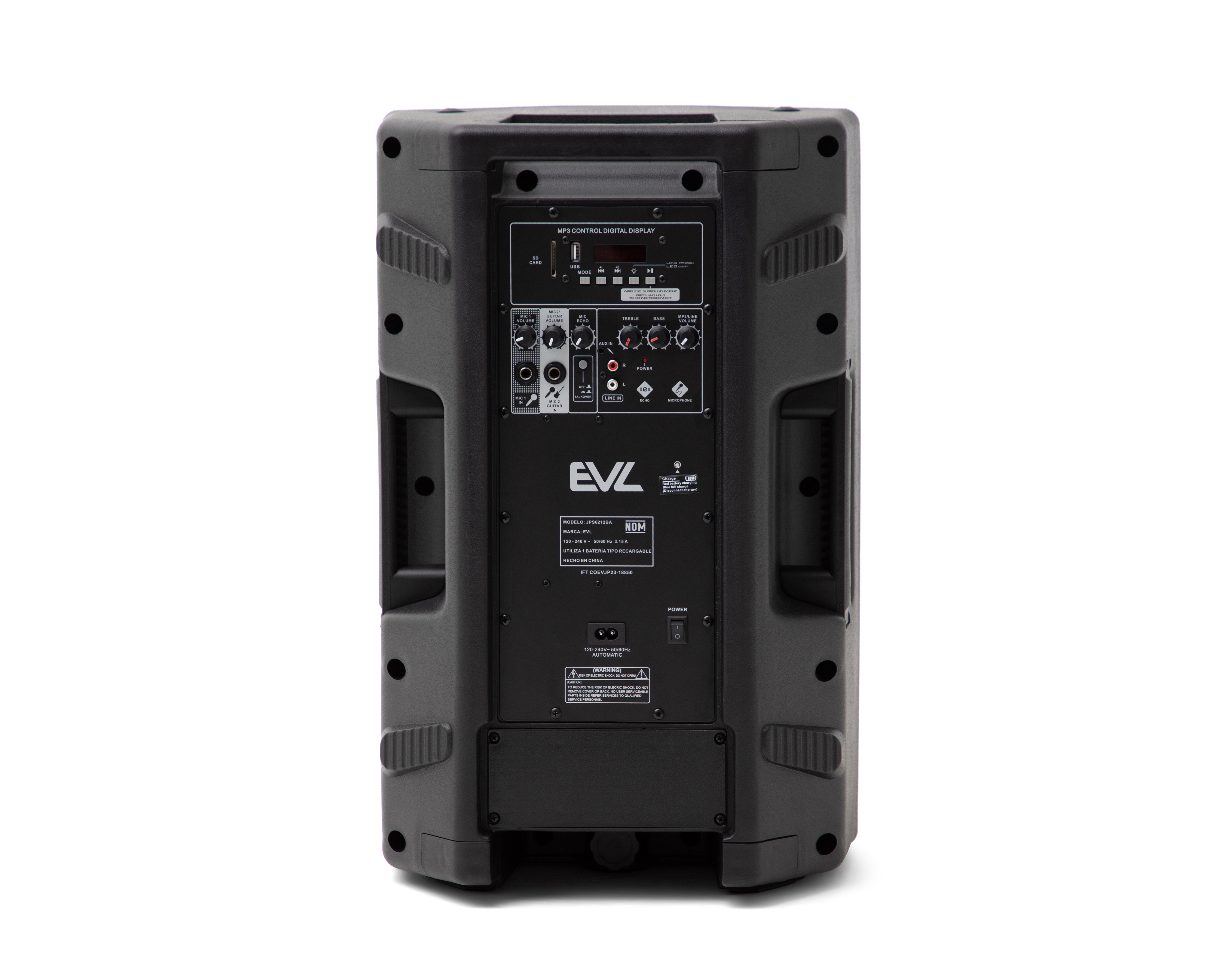 Foto 5 pulgar | Foto 4 | Bafle Bluetooth Evl JPS6212BA con Micrófono