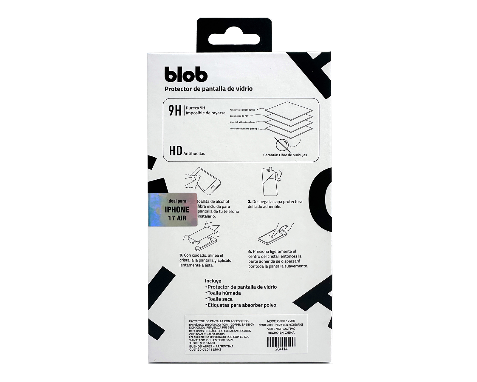Foto 3 pulgar | Foto 2 | Protector de Pantalla Blob para iPhone 17 Air
