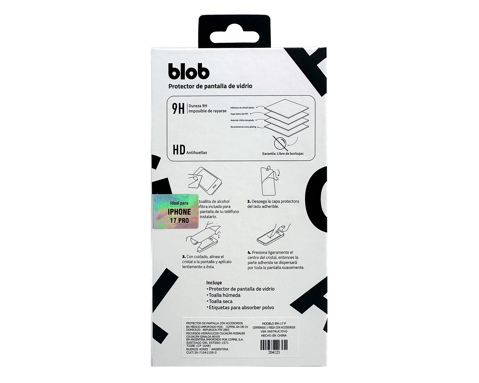 Foto 3 pulgar | Foto 2 | Protector de Pantalla Blob para iPhone 17 Pro