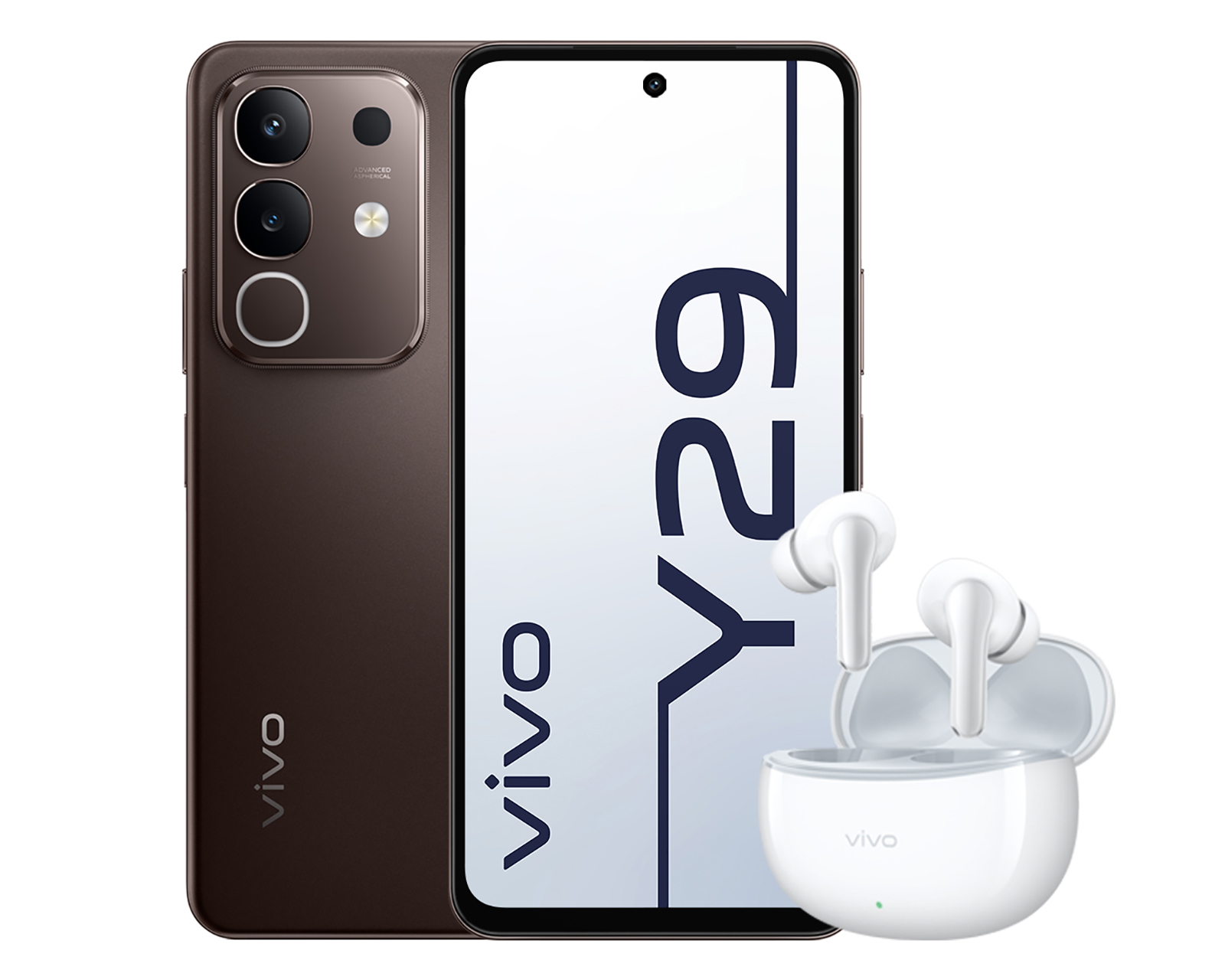 Telcel vivo Y29 256 GB Negro + vivo Buds