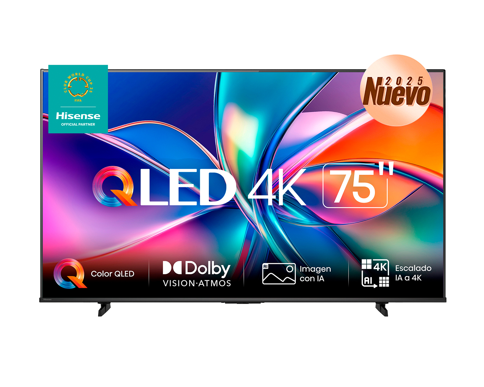 Pantalla Smart TV Hisense QLED 75 Pulgadas UHD 4K 75QD65QV