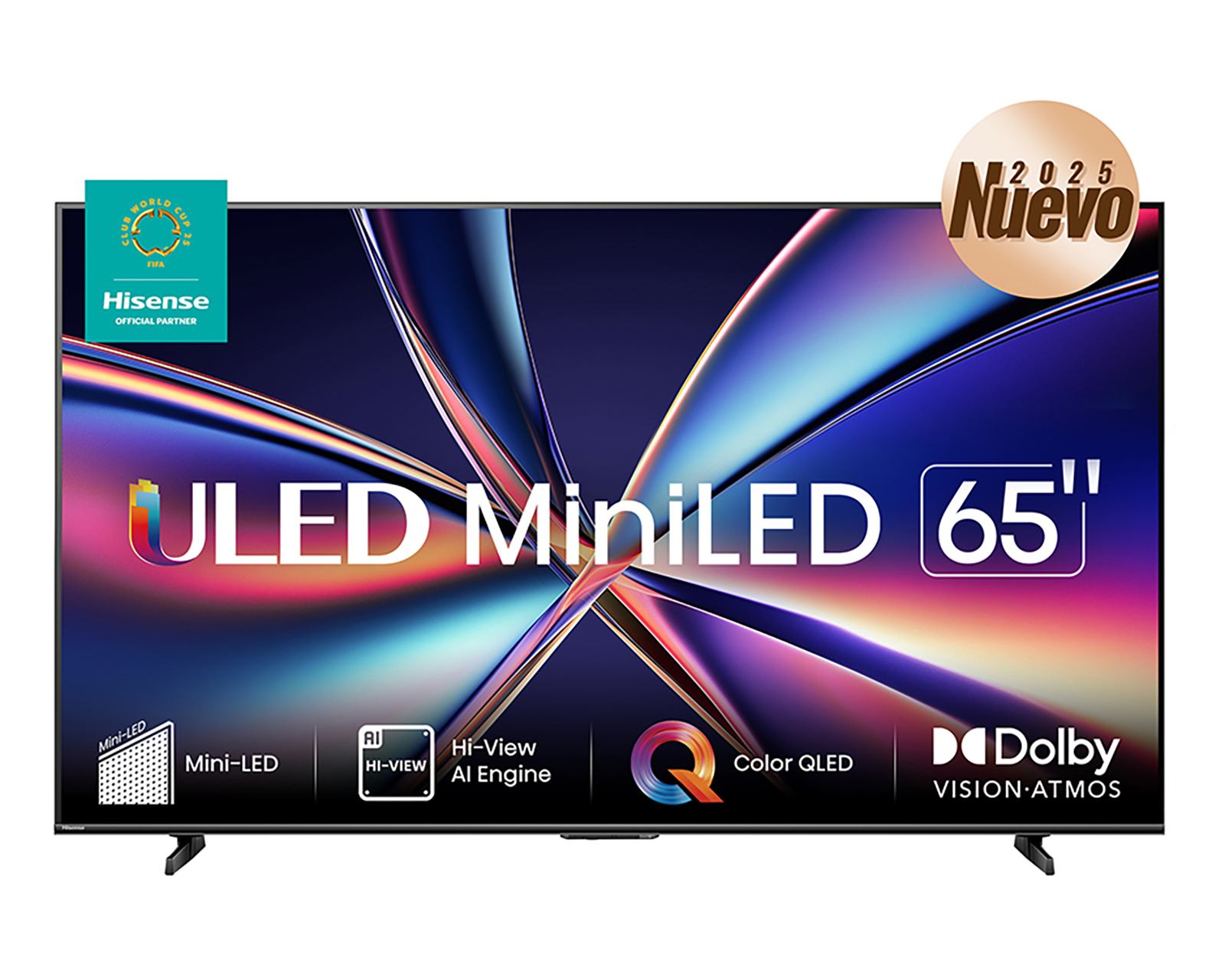 Pantalla Smart TV Hisense ULED MiniLED 65 Pulgadas 4K  65U6QV