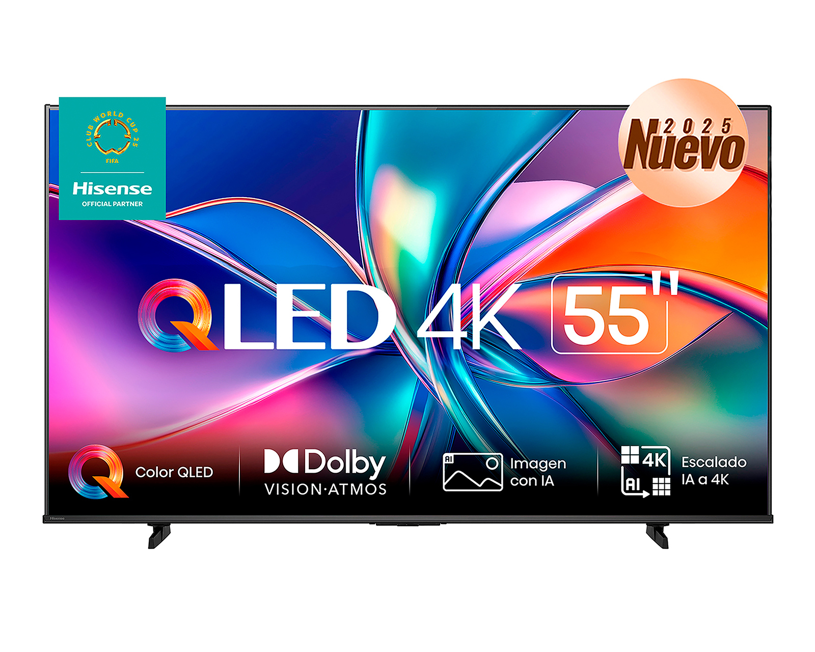 Pantalla Smart TV Hisense QLED 55 Pulgadas 4K 55QD65QV