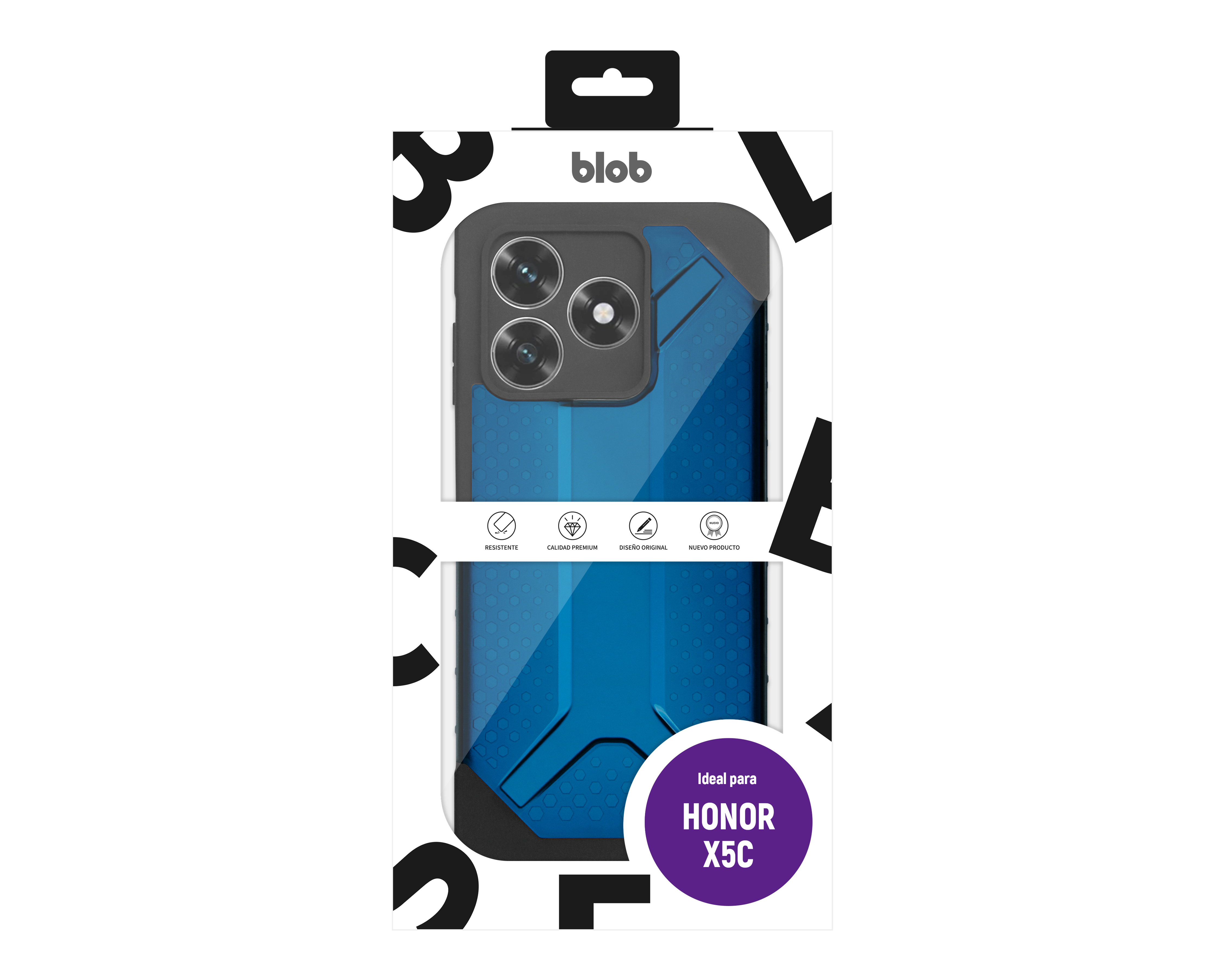 Foto 7 | Foto 7 | Funda de PVC Blob para Honor X5C