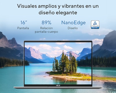 Foto 3 | Foto 3 | Laptop Asus Vivobook 16 X1607CA-MB155W 16 Pulgadas Windows 11 Intel Core Ultra 5 16 GB RAM 512 GB SSD Plateada + Mochila y Mouse