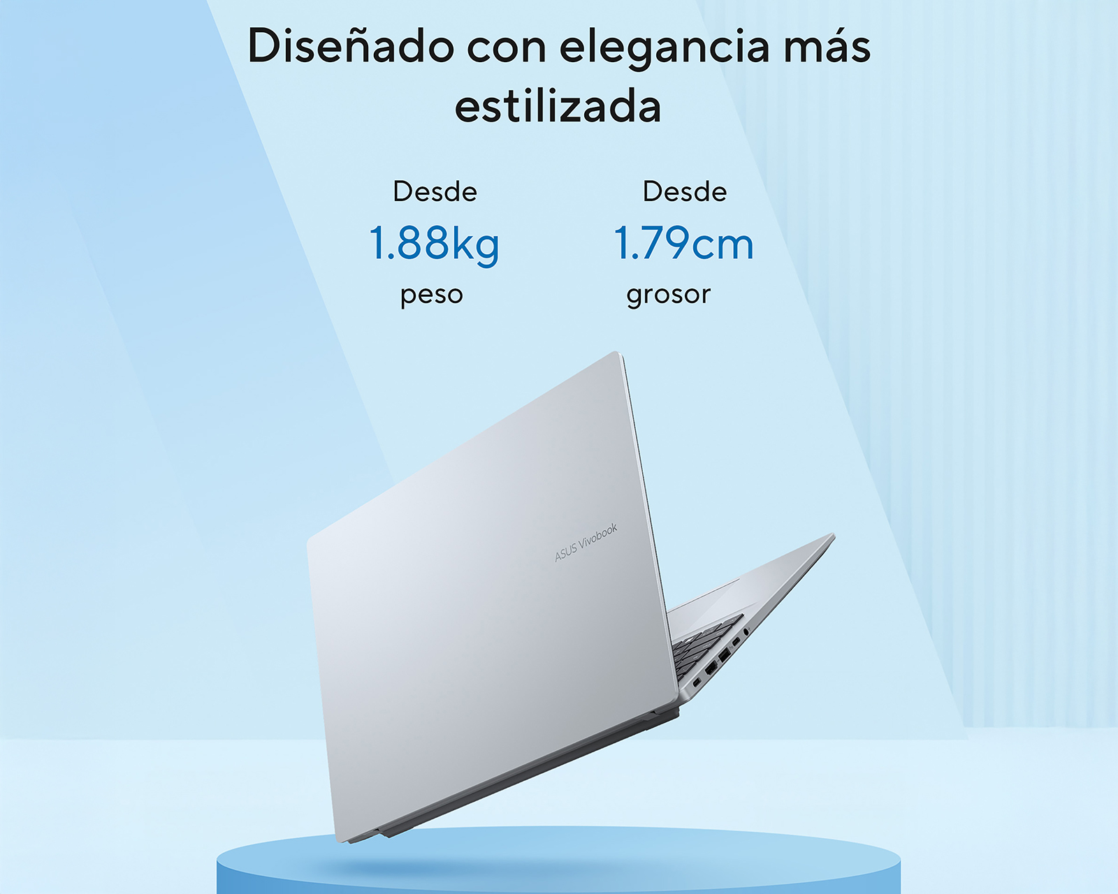 Foto 5 pulgar | Foto 4 | Laptop Asus Vivobook 16 X1607CA-MB155W 16 Pulgadas Windows 11 Intel Core Ultra 5 16 GB RAM 512 GB SSD Plateada + Mochila y Mouse