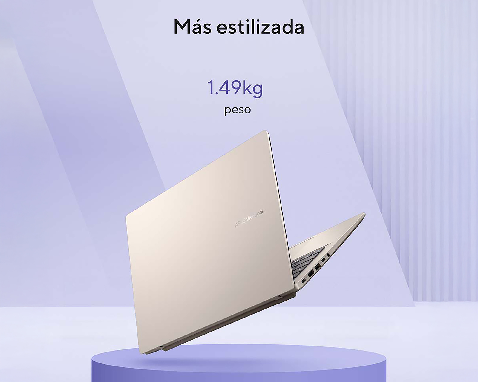 Foto 4 | Foto 4 | Laptop Asus Vivobook 14 Pulgadas Windows 11 Home Snapdragon X 16 GB RAM 512 GB SSD Dorada