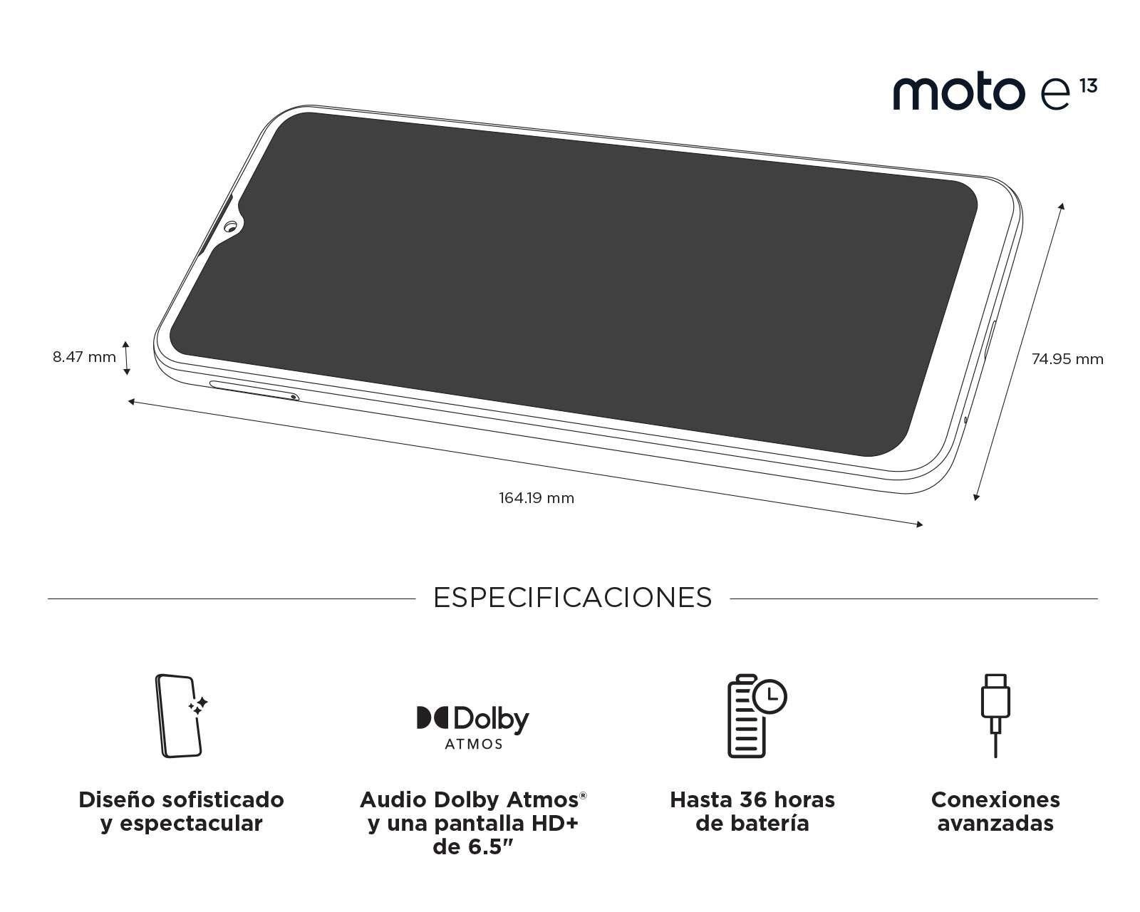 Foto 8 | Foto 8 | Telcel Motorola Moto E13 64 GB Negro