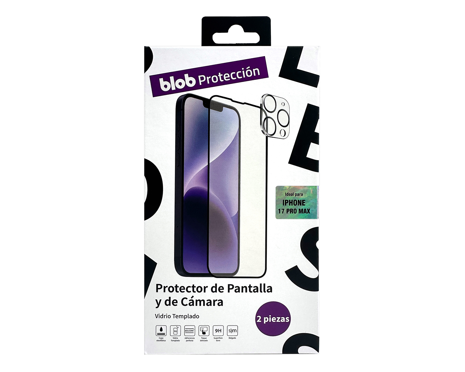 Protector de Pantalla y de Cámara Blob para iPhone 17 Pro Max